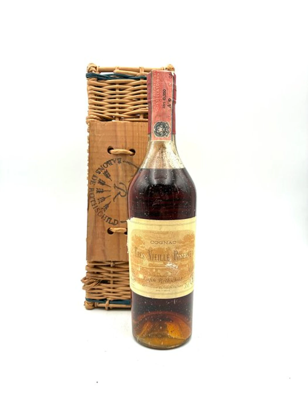 Lafite Rothschild - half bottle - Cognac Très Vieille Reserve - b. 1980s - 35cl