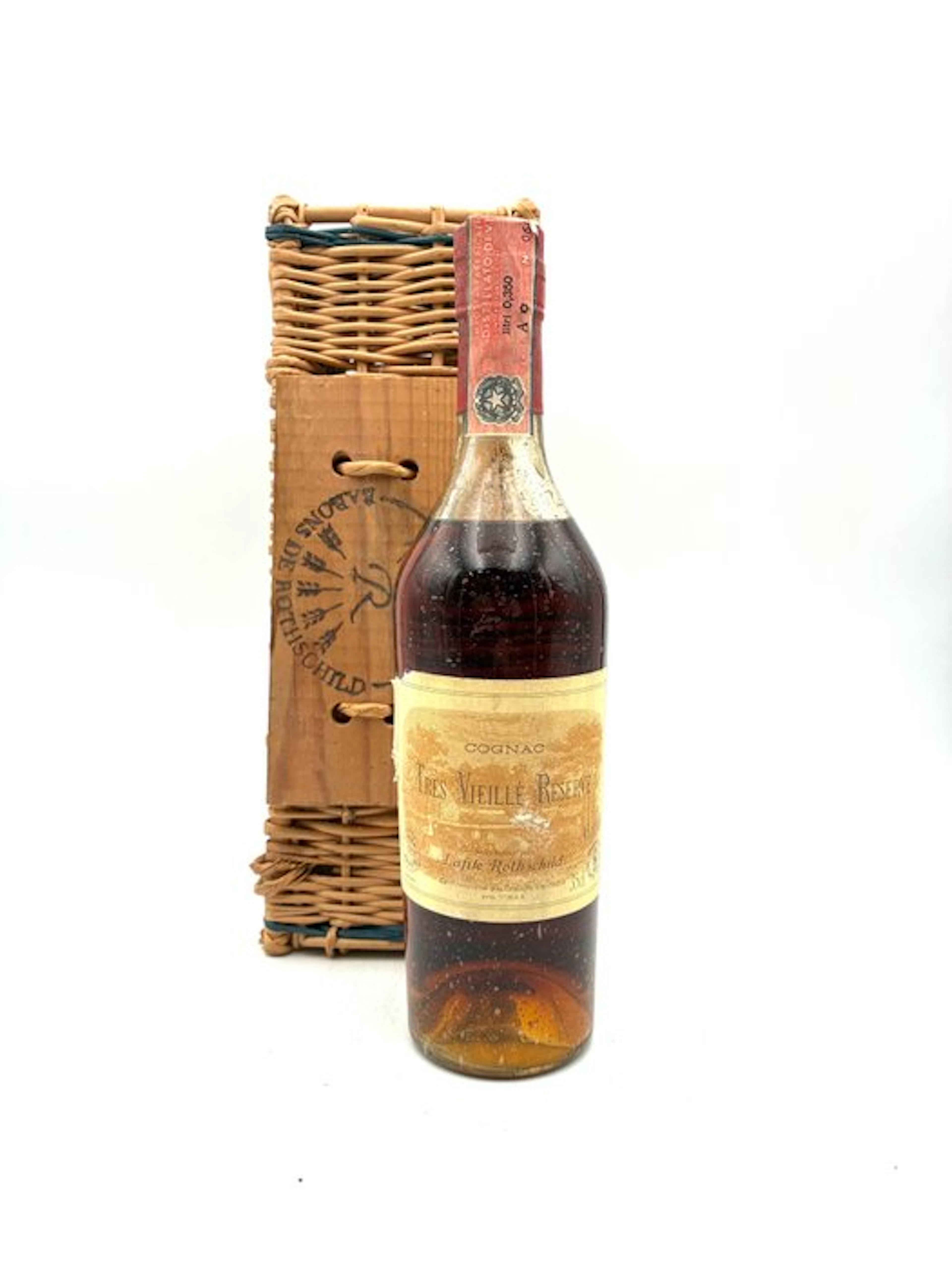 Lafite Rothschild - half bottle - Cognac Très Vieille Reserve - b. 1980s - 35cl