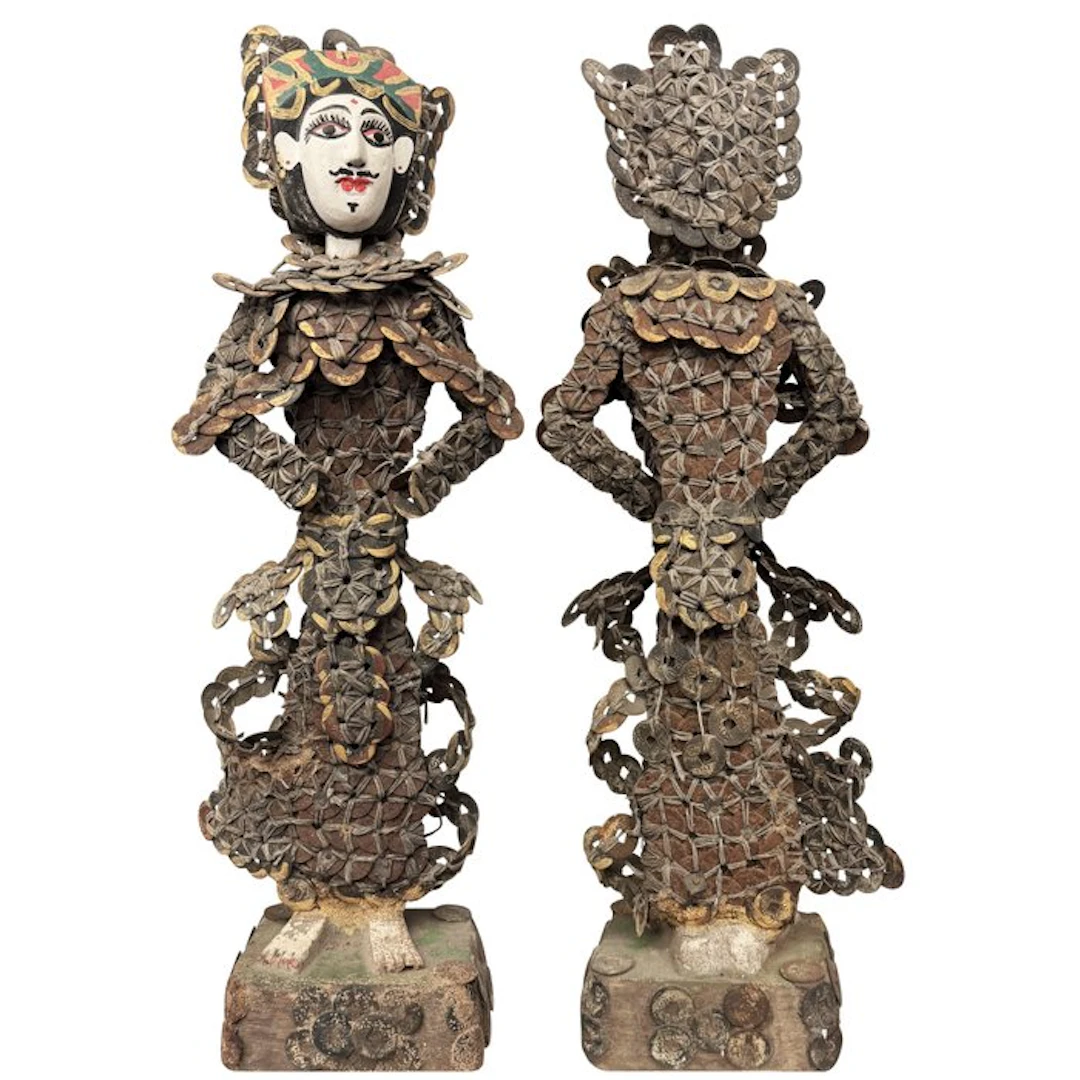 Bali Coin Prosperity doll - Kepeng Statue - Indonesia