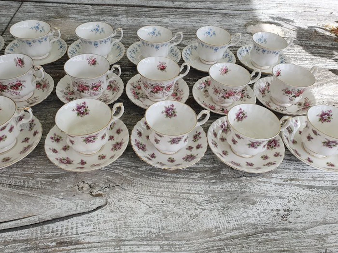 Royal Albert - Table service (18) - Lavender Rose