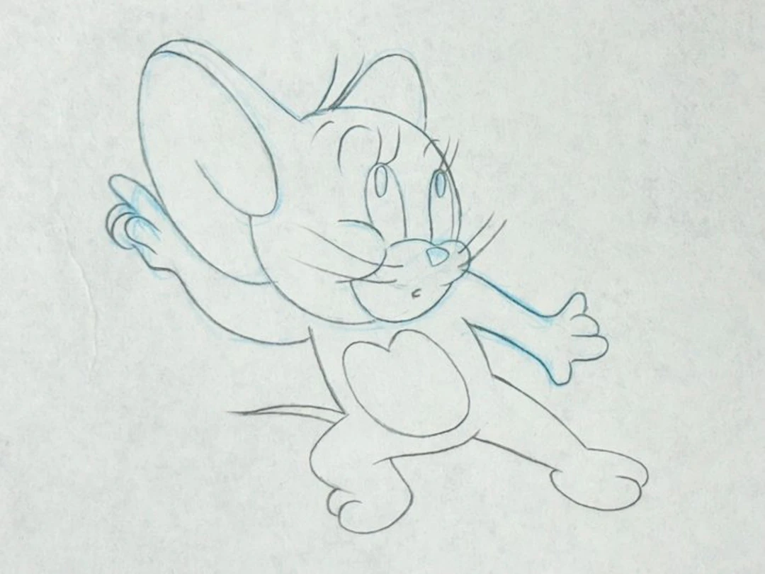 The Tom and Jerry Show (1975) - 1 Original animation drawing of Jerry