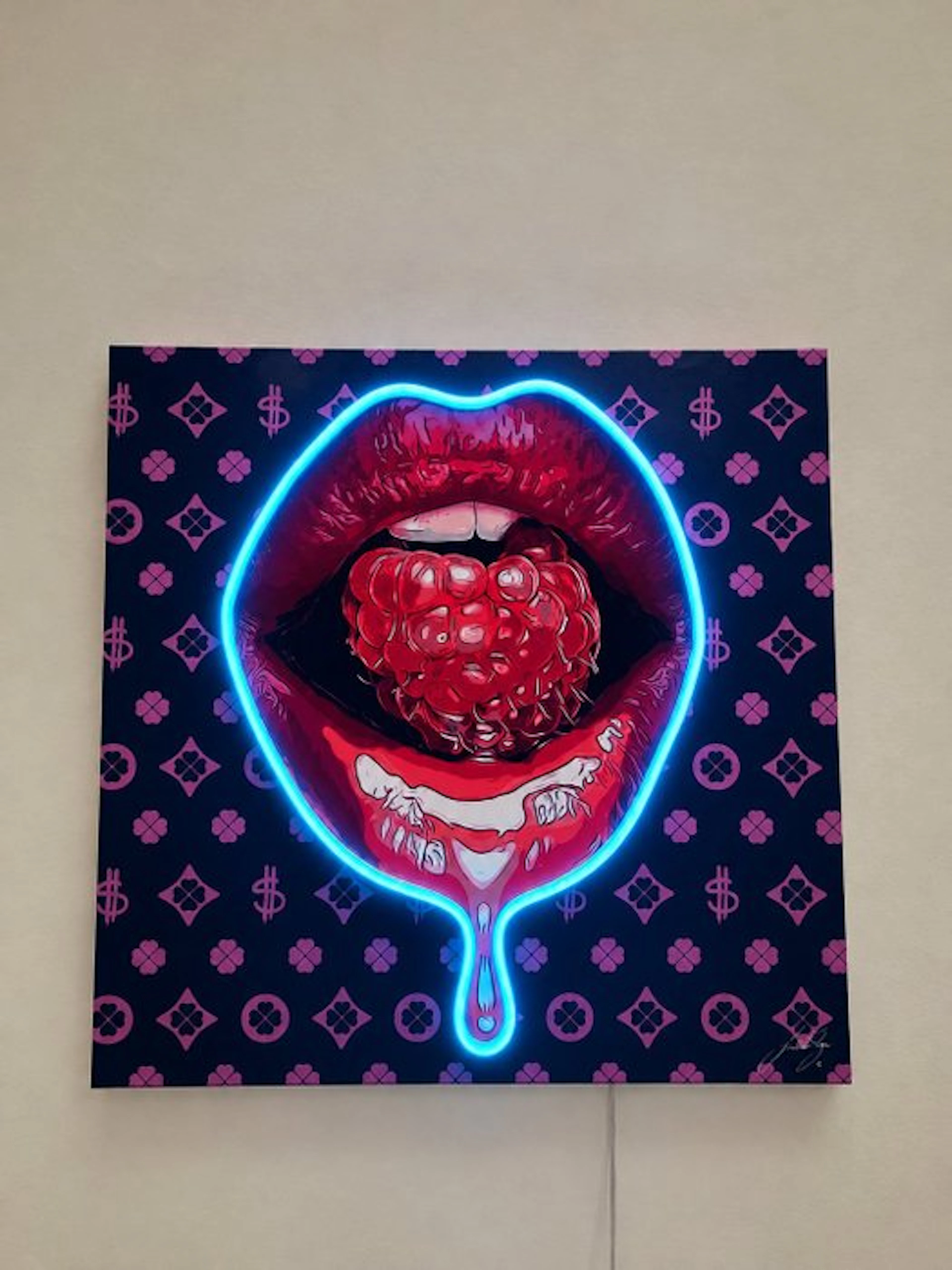 LEDMansion - Forbidden Taste 50x50cm | Led Wall Artwork