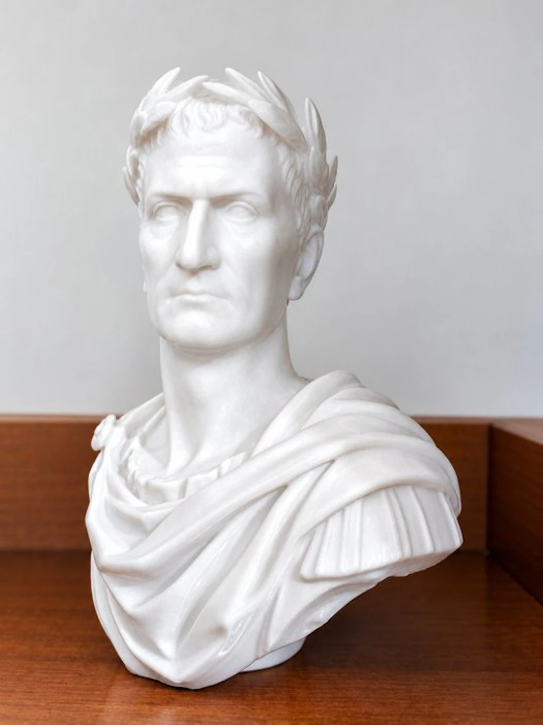 Bust, Busto, Giulio Gaio Cesare collezione storica Bianco - 200 mm - PETG