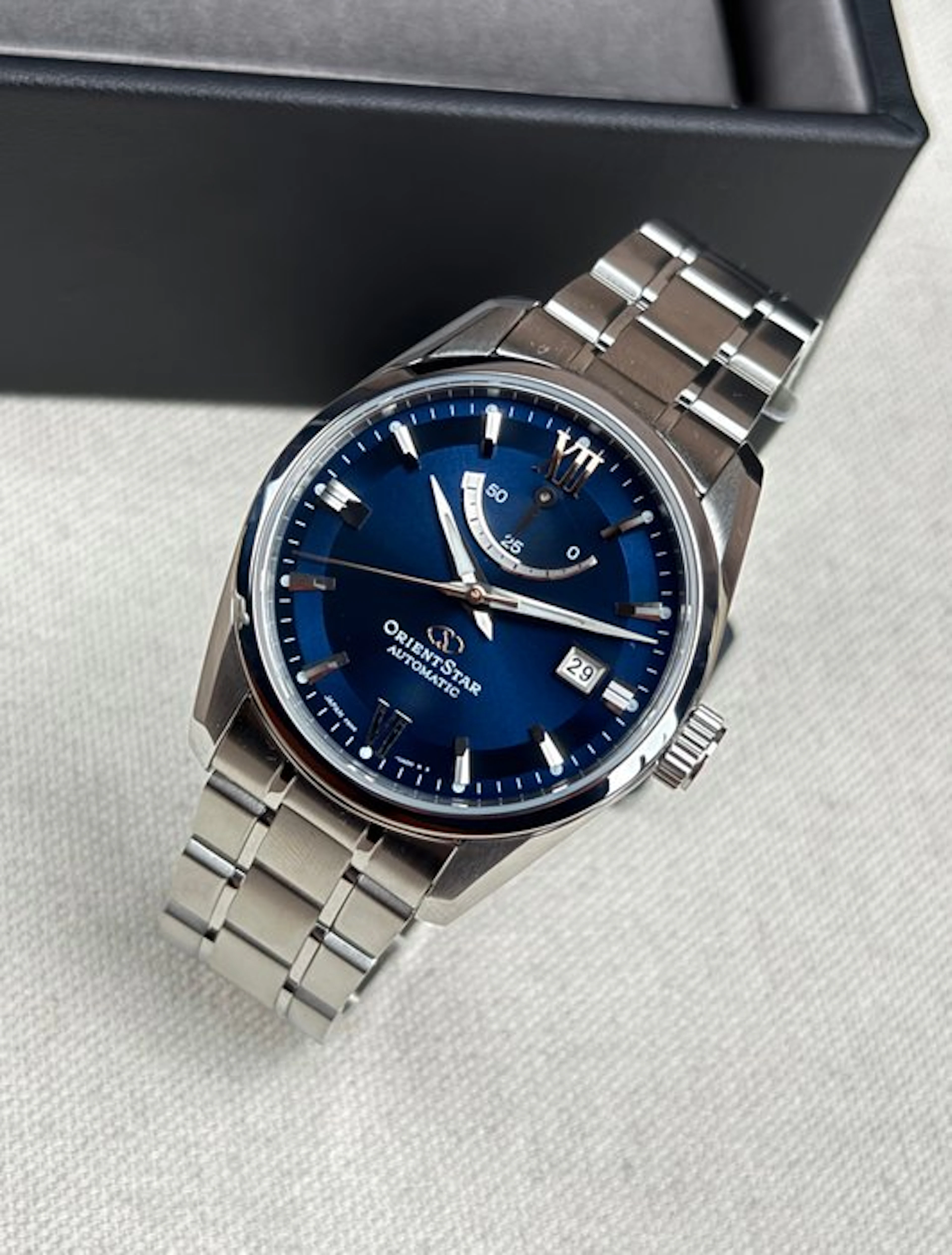 Orient Star - Contemporary Power-reserve Automatic Date - RE-AU0005L00B - Men -
