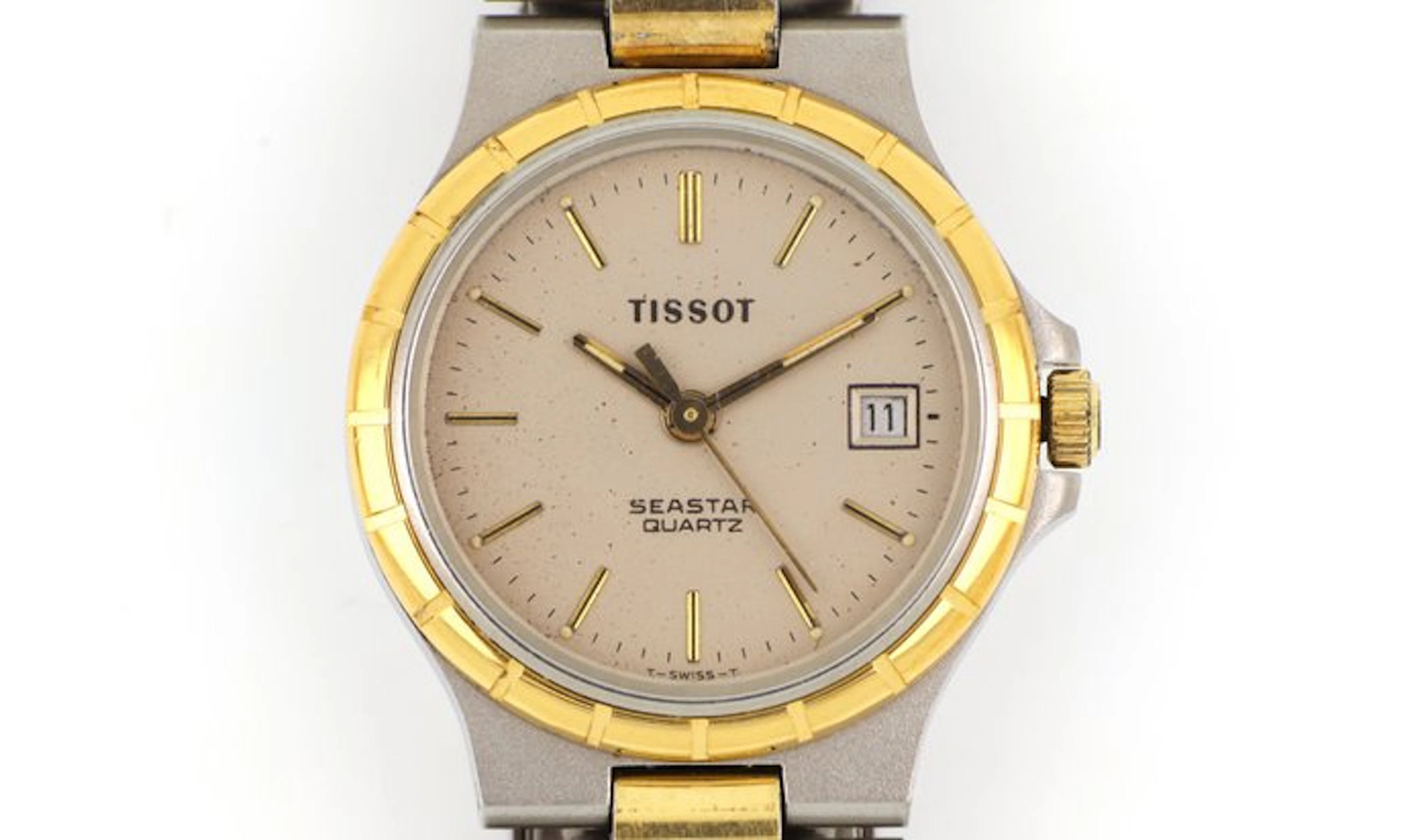 Tissot - Seastar Quartz Date Two-Tone - No reserve price...