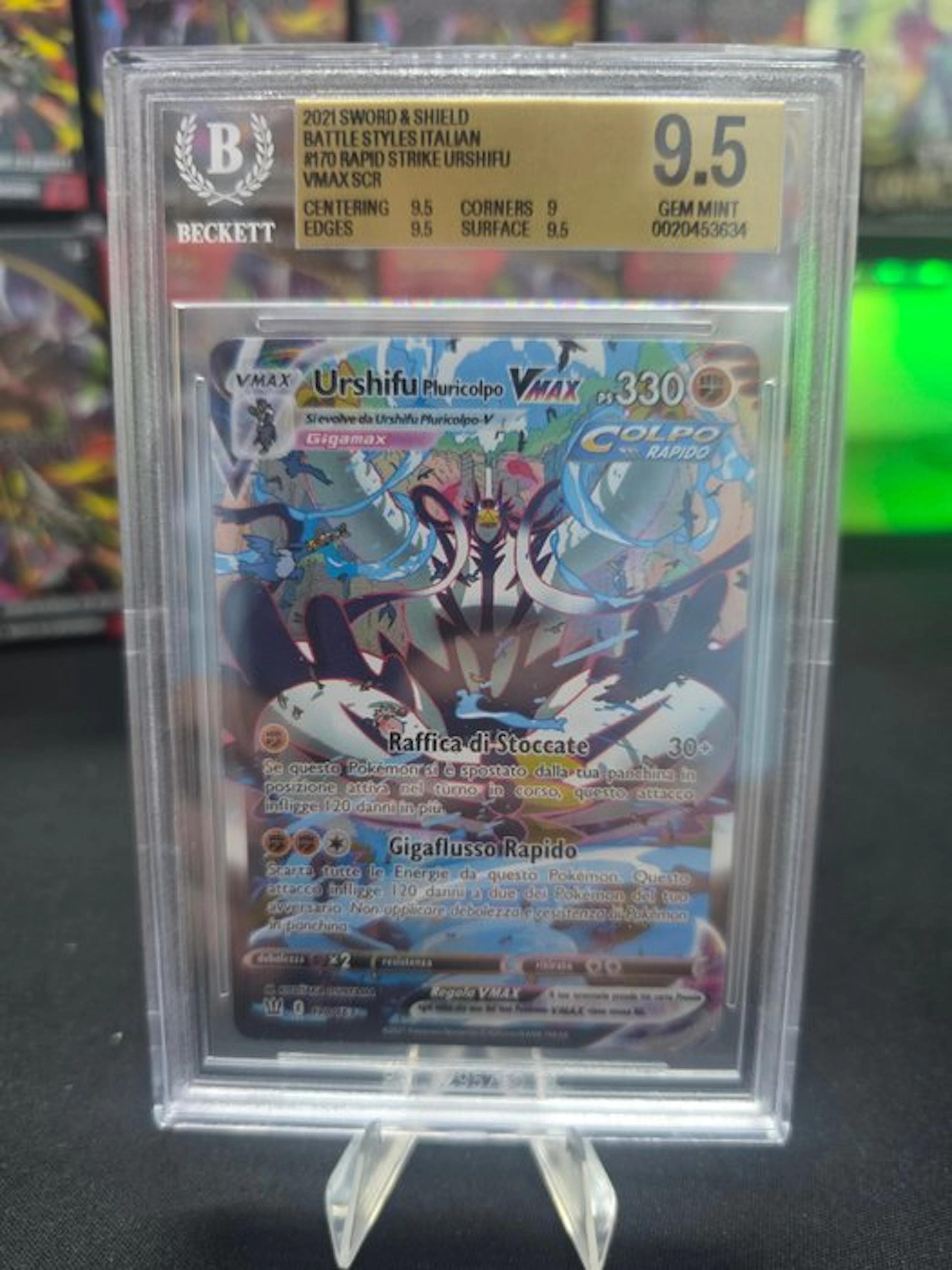 Pokémon - 1 Graded card - Urshifu 170 Foil