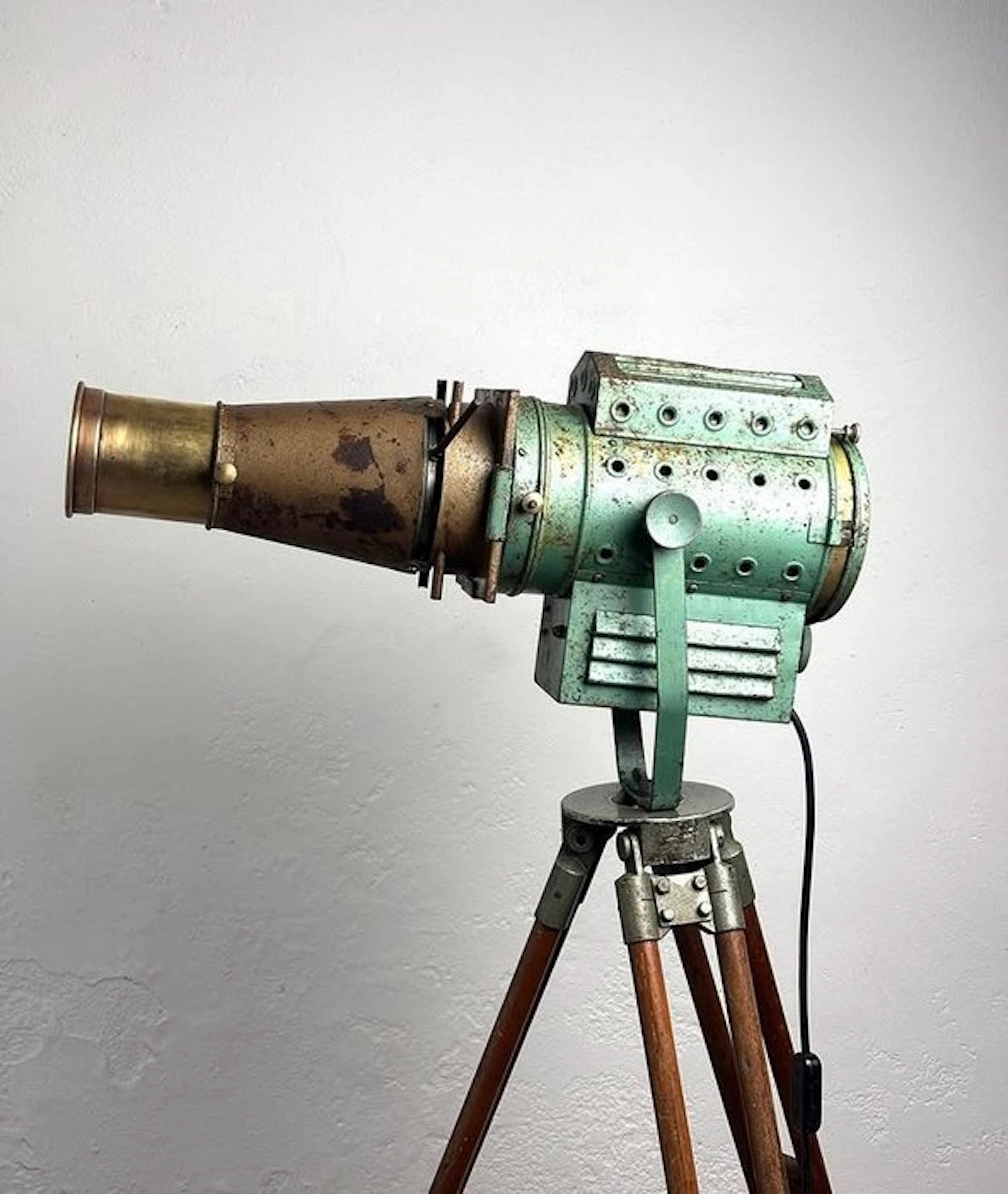 A stunning and rare vintage theatrical spotlight...
