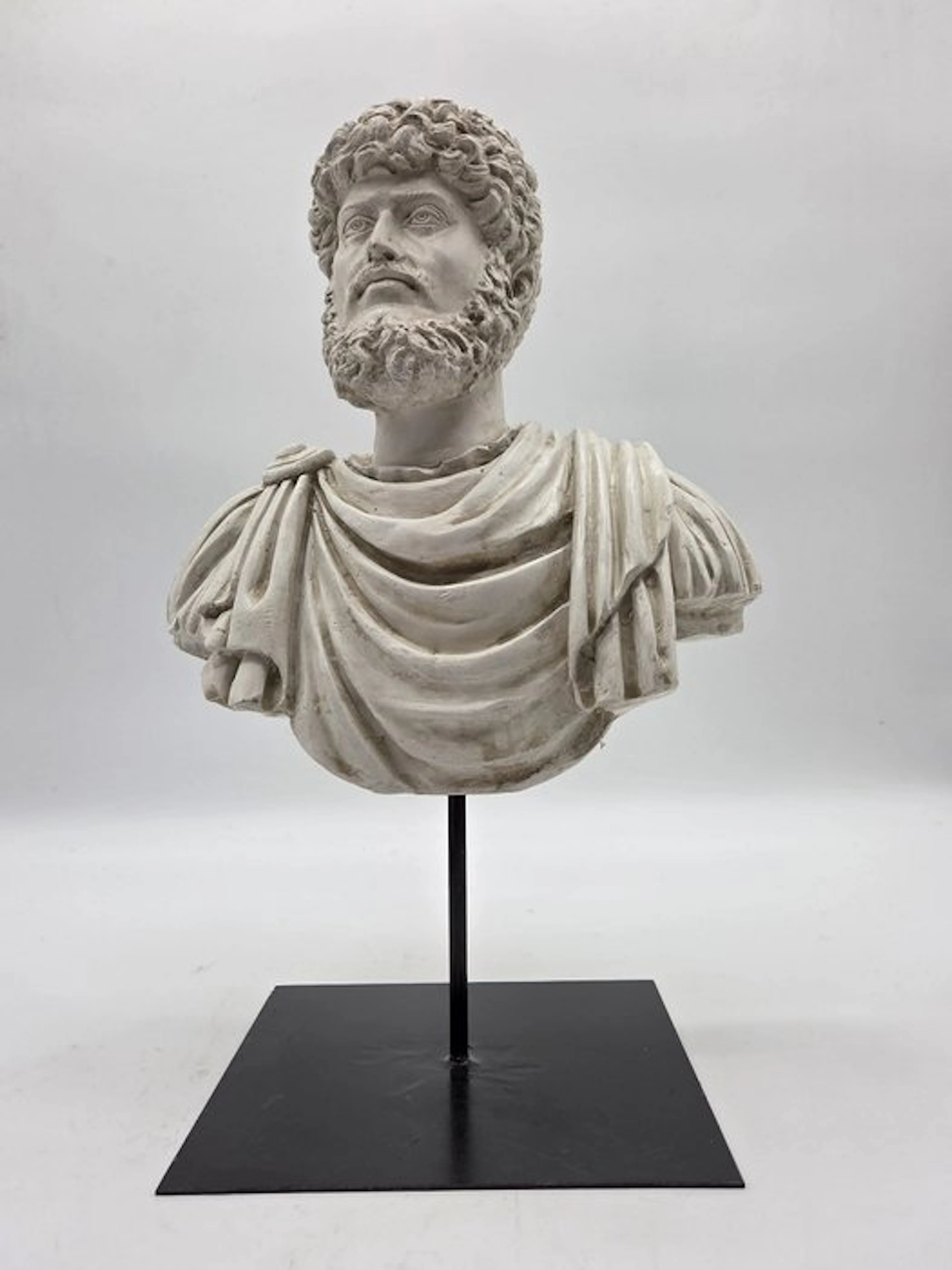 Sculpture, Busto di Lucio Vero - 43 cm - marble powder