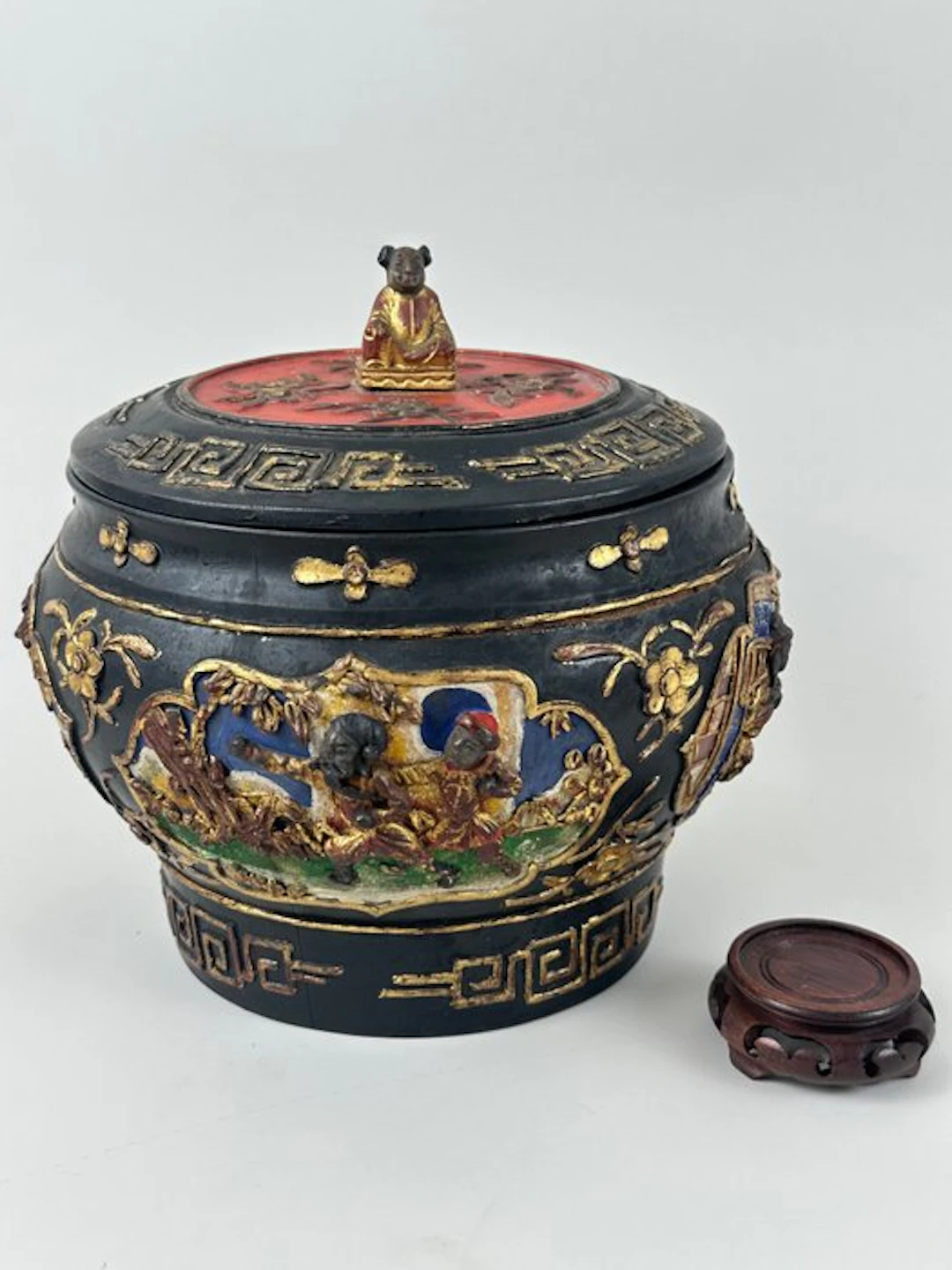 Basket - Wood - An antique wedding basket