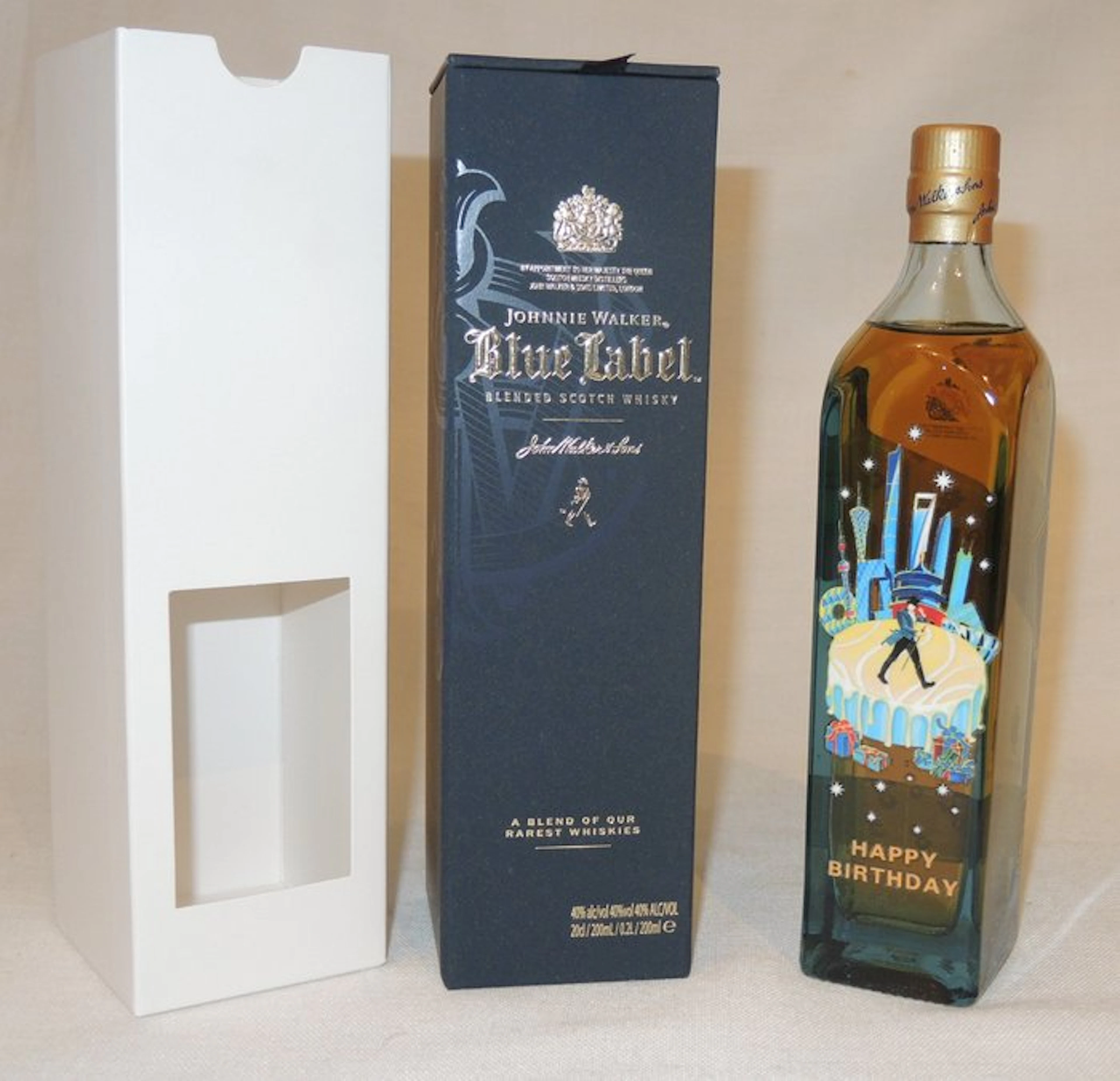 Johnnie Walker Blue Label - Happy Birthday - 20cl