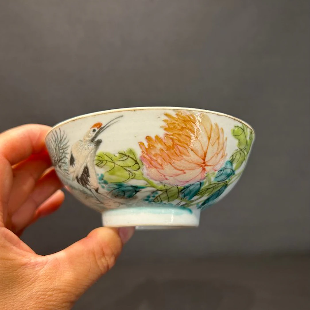 Bowl - Porcelain - Qiang Jian Cai kom