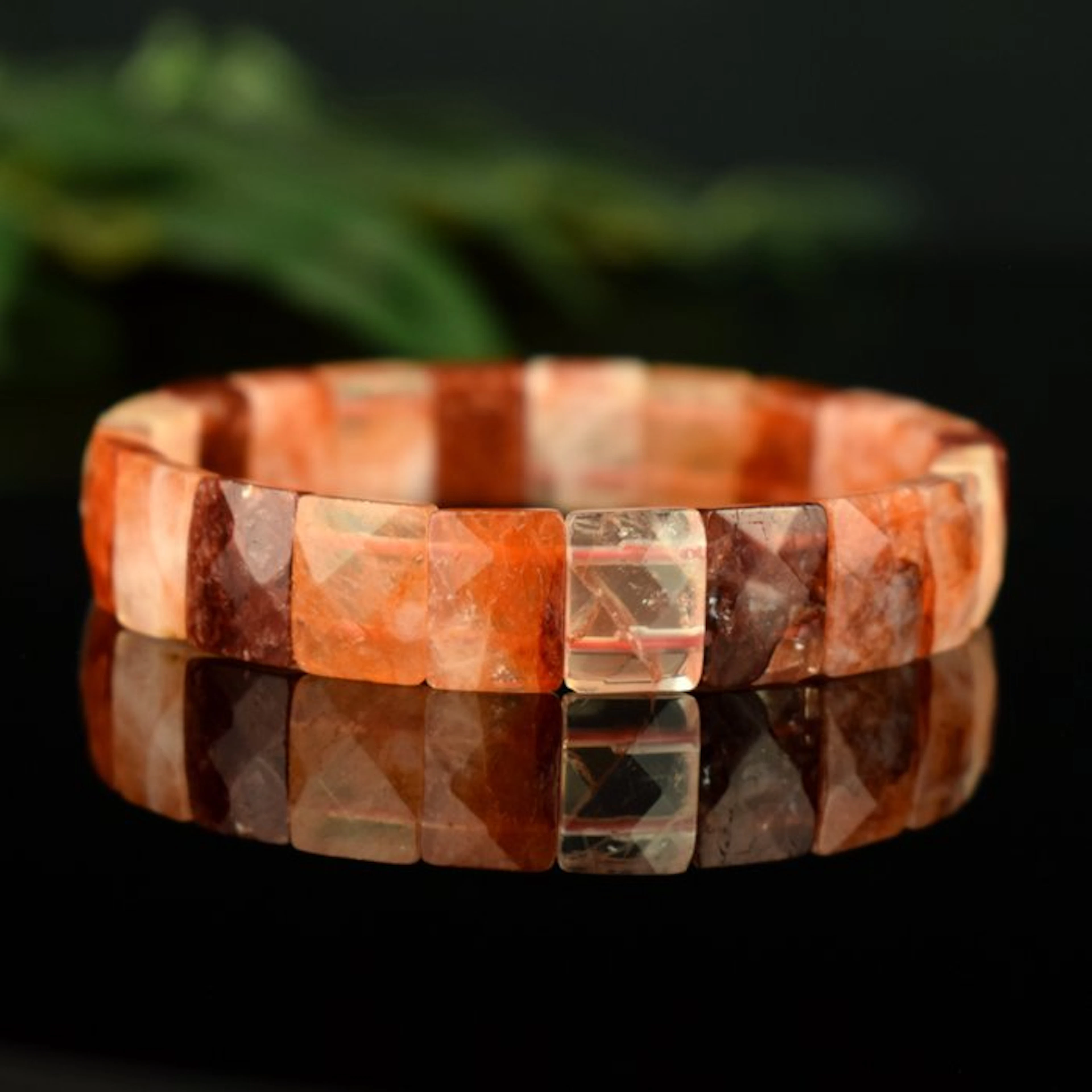 Quartz Arlequin - High quality - Unique piece - Width: 12 mm- 27.3 g