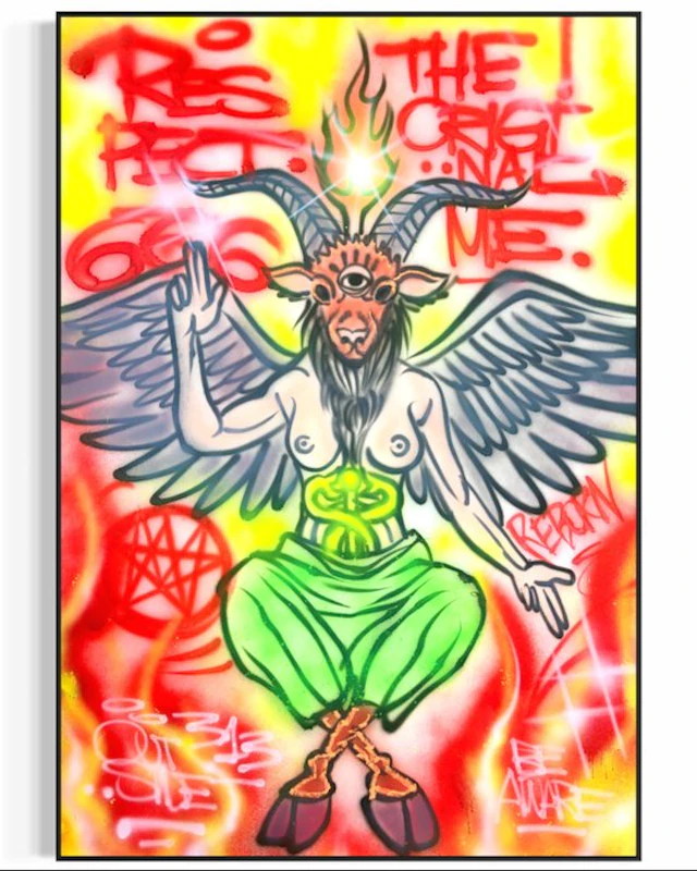 Outside313 - Baphomet - Spraypaint