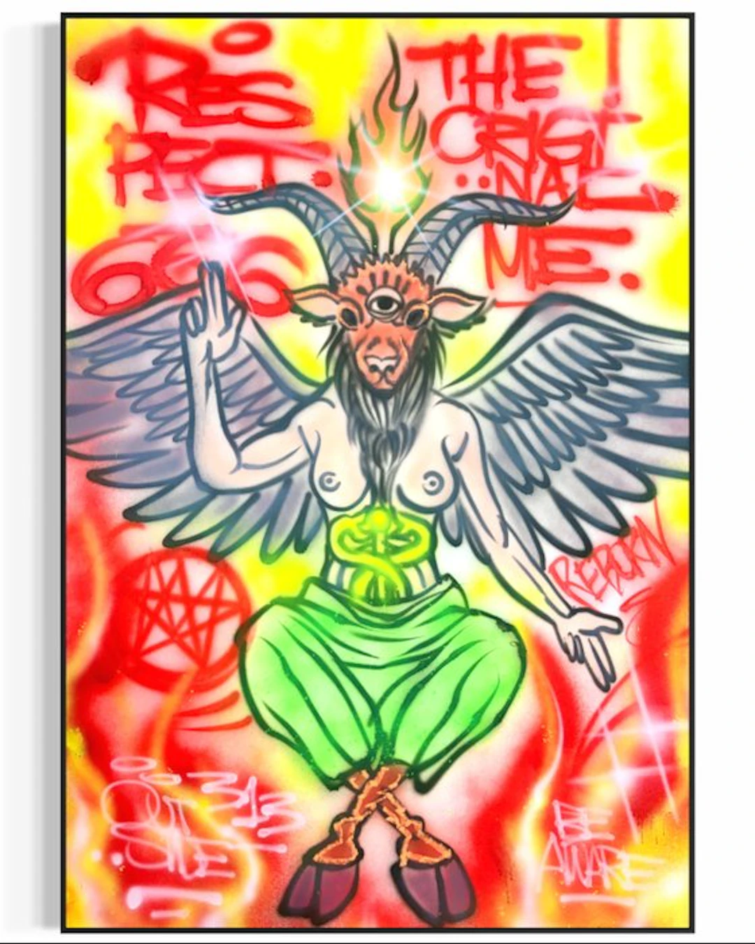Outside313 - Baphomet - Spraypaint