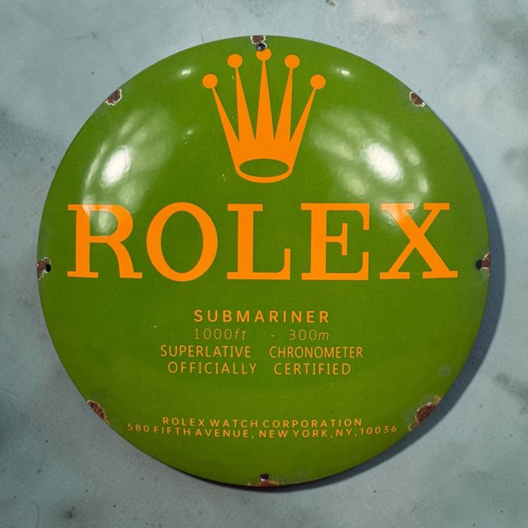 Rolex - Submariner - Enamel plate - Enamel