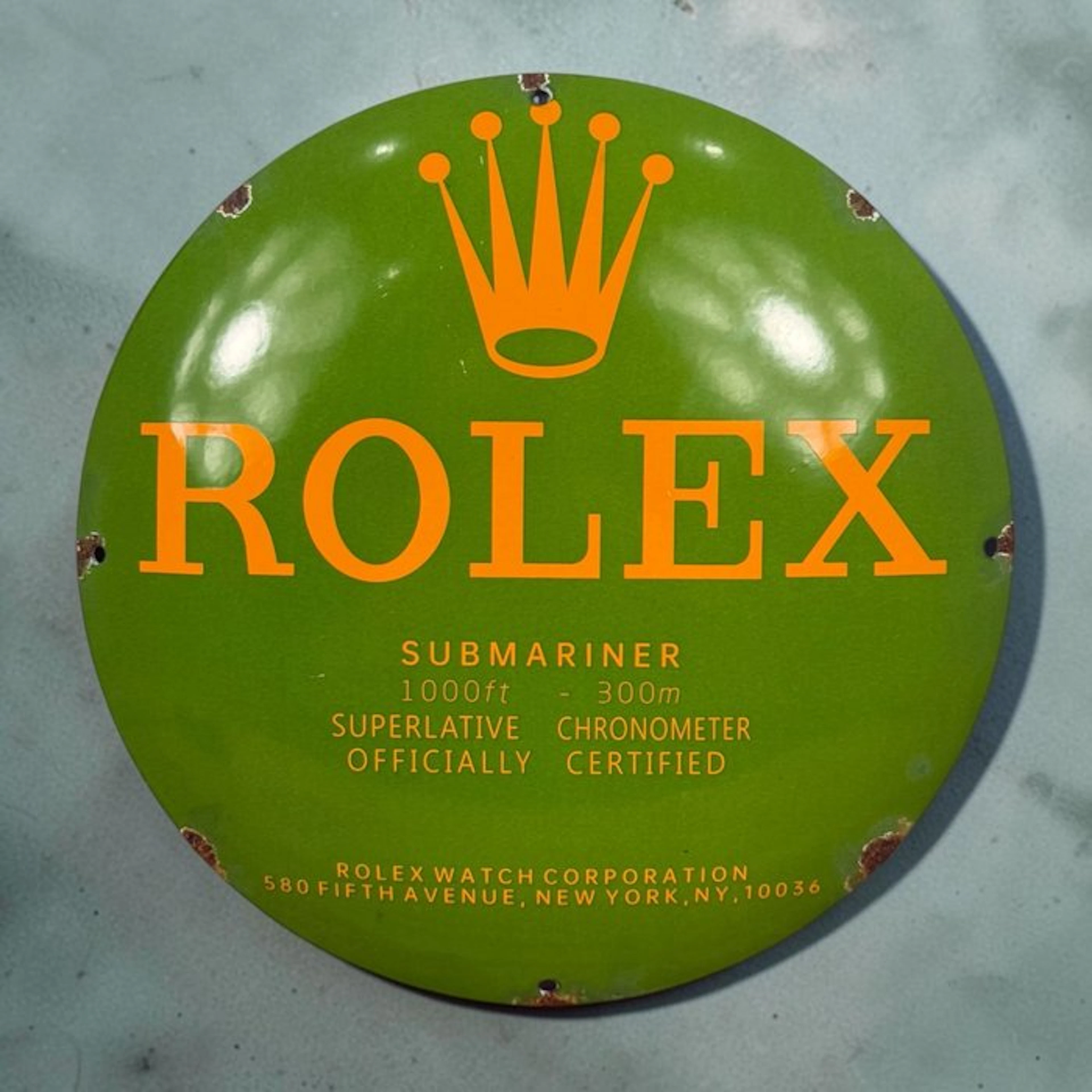 Rolex - Submariner - Enamel plate - Enamel