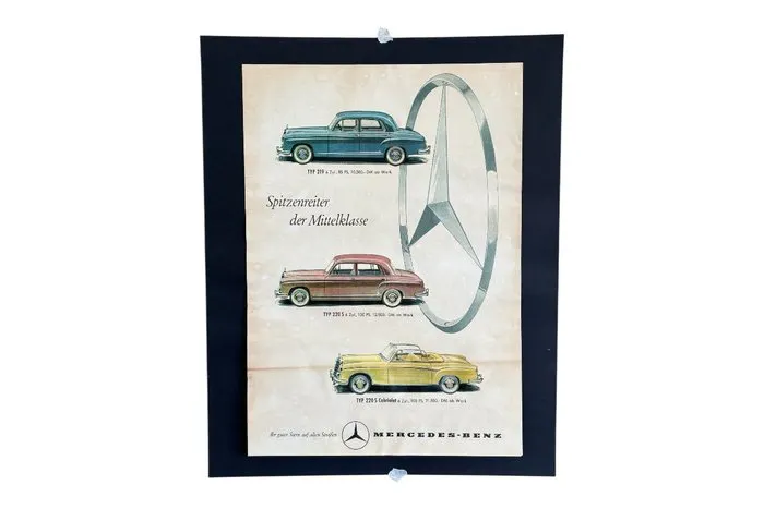 Mercedes-Benz - Poster Mercedes 50s - Mercedes-Benz