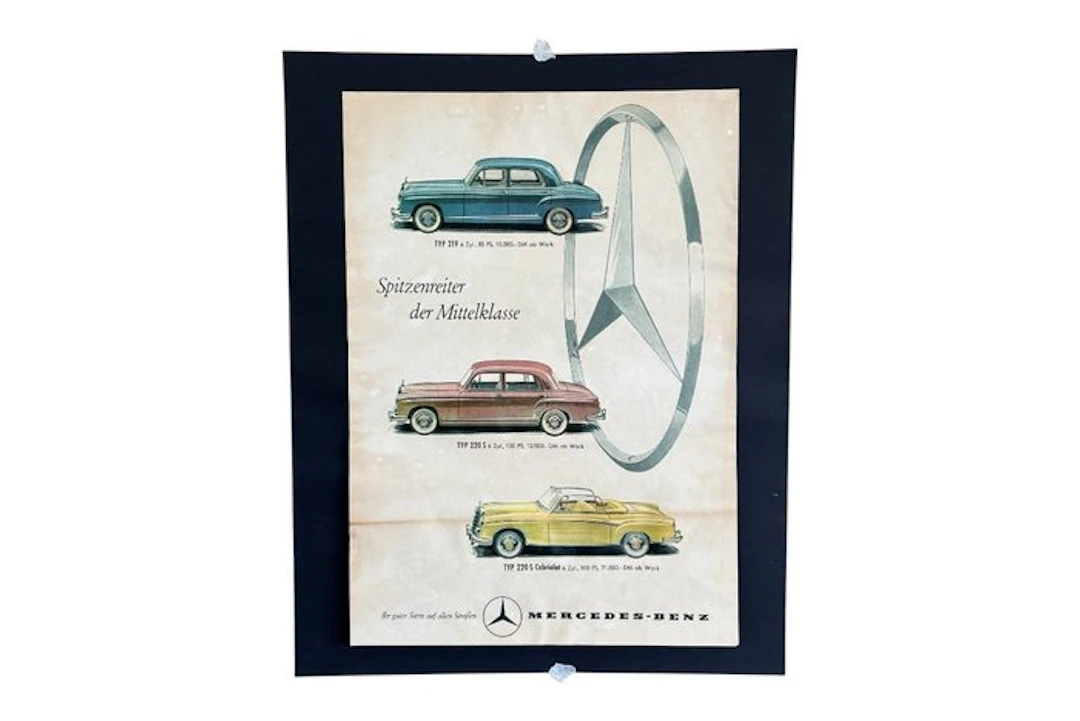 Mercedes-Benz - Poster Mercedes 50s - Mercedes-Benz