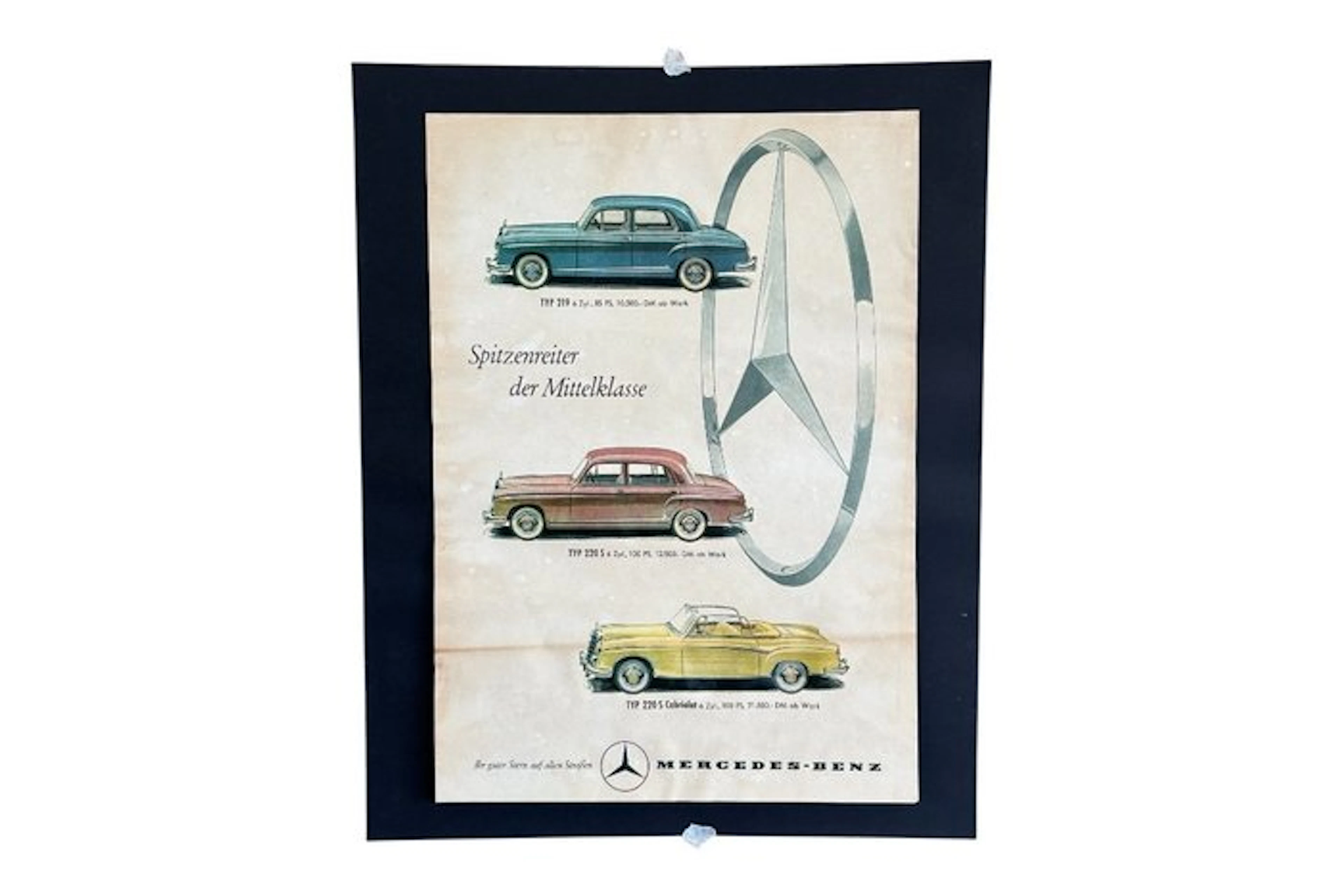 Mercedes-Benz - Poster Mercedes 50s - Mercedes-Benz