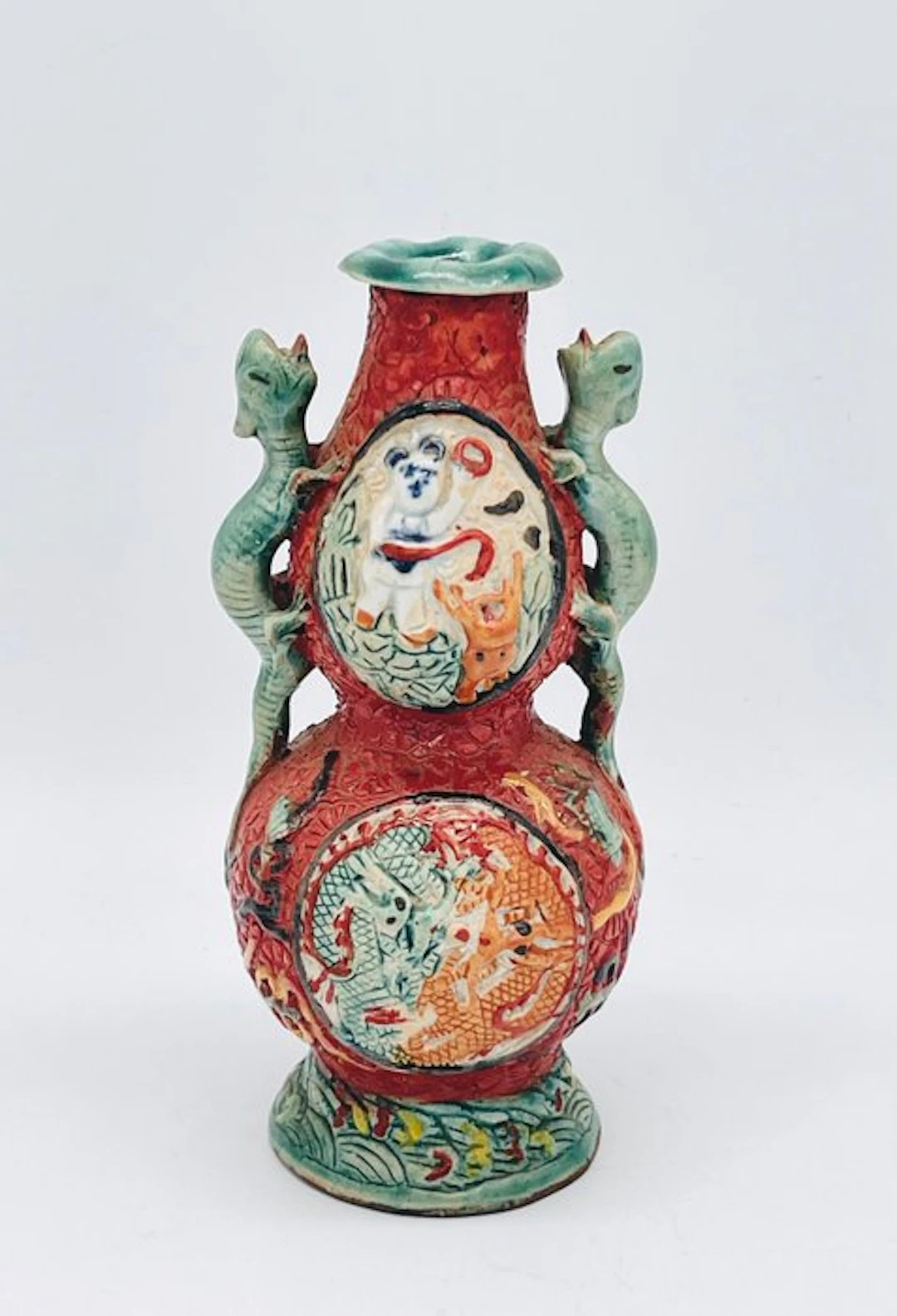 Vase - Porcelain - China - Double gourd vase (No reserve price)