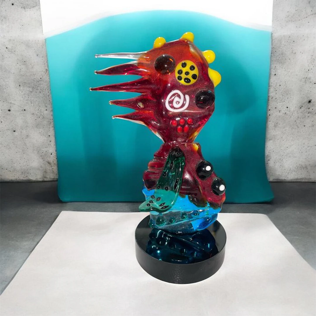 Sculpture, Phantom - 18 cm - Glass