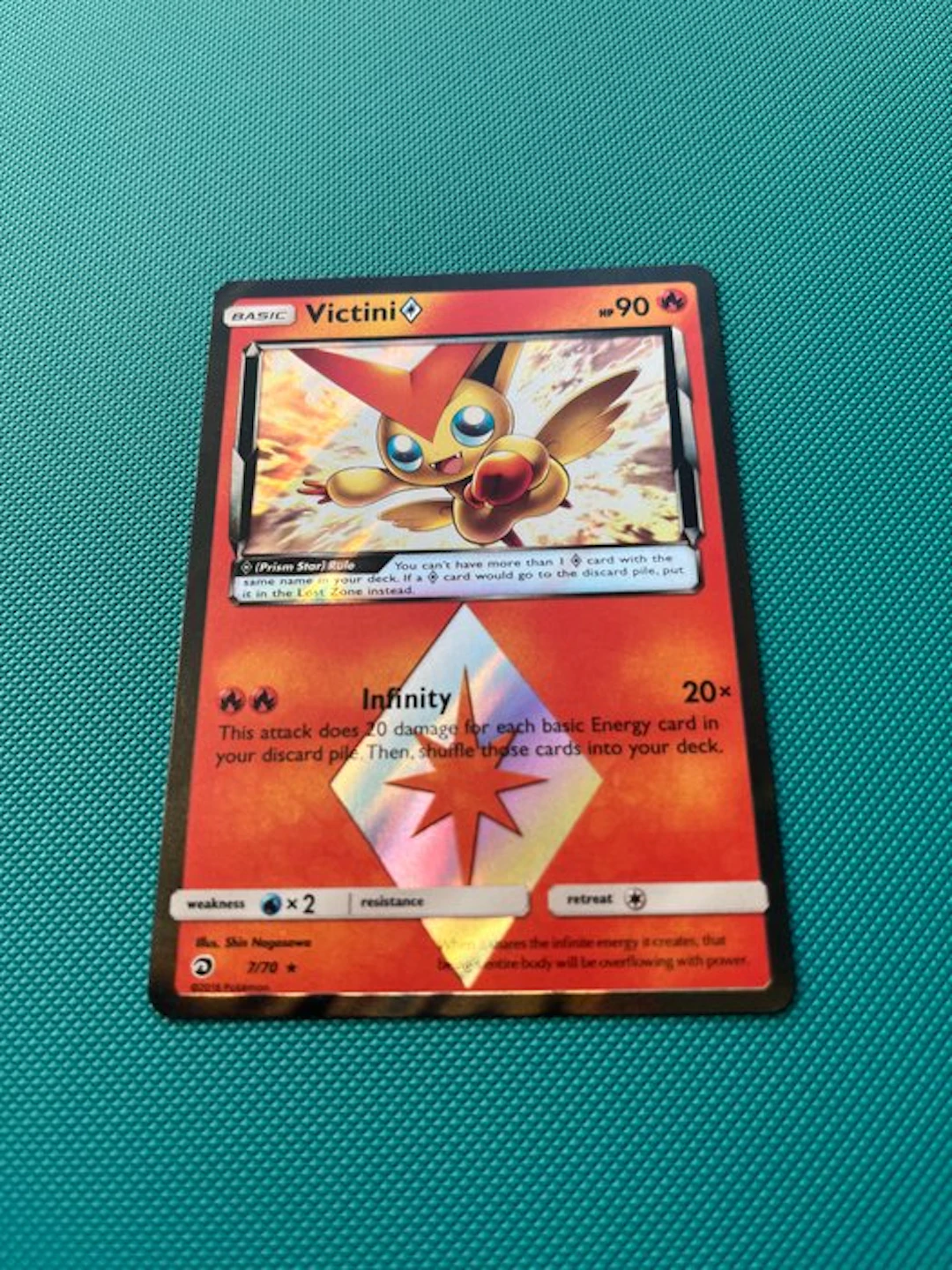 Pokémon - 1 Card - Victini Prism Star - Sun & Moon