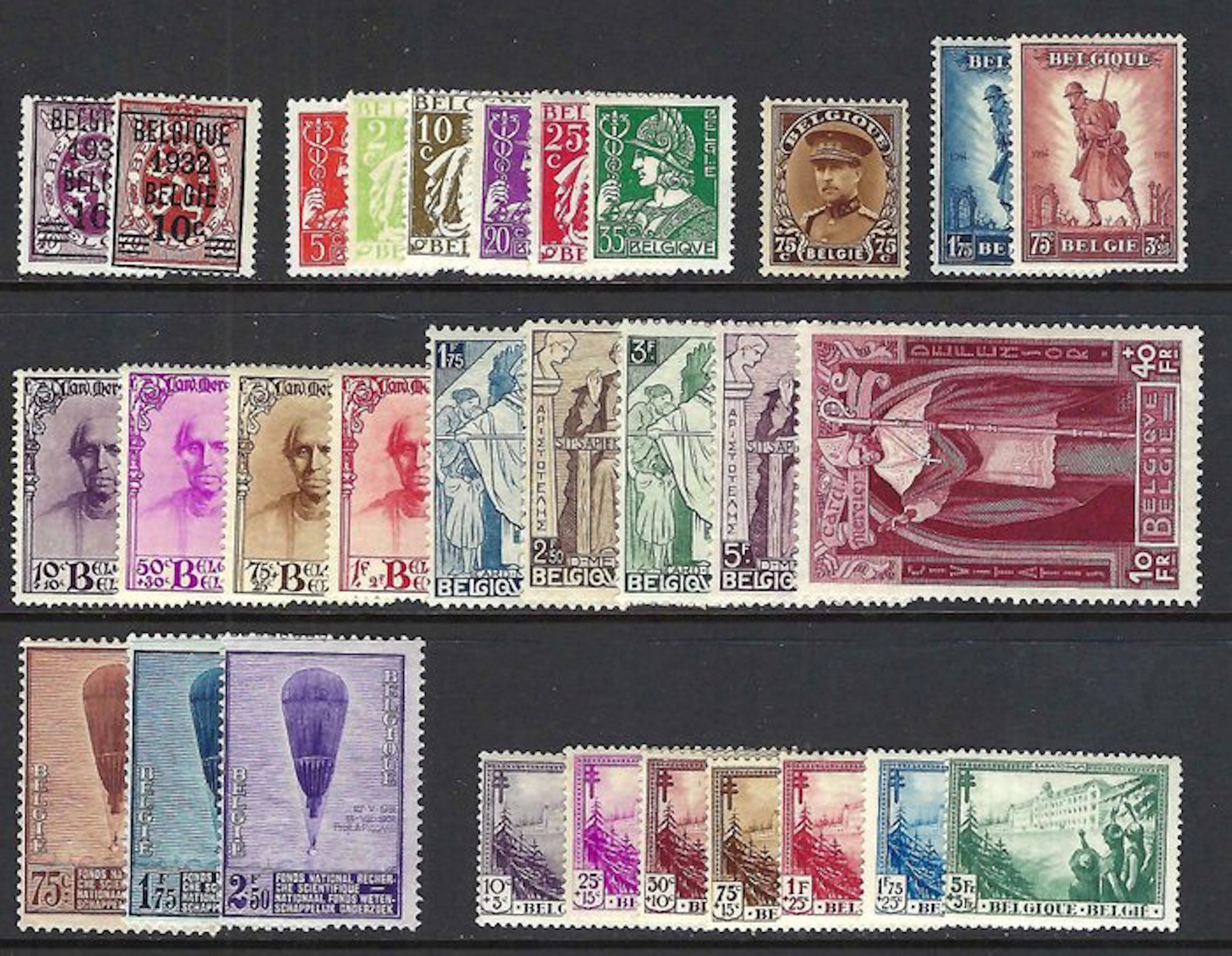 Belgium 1932 - The complete volume for the year