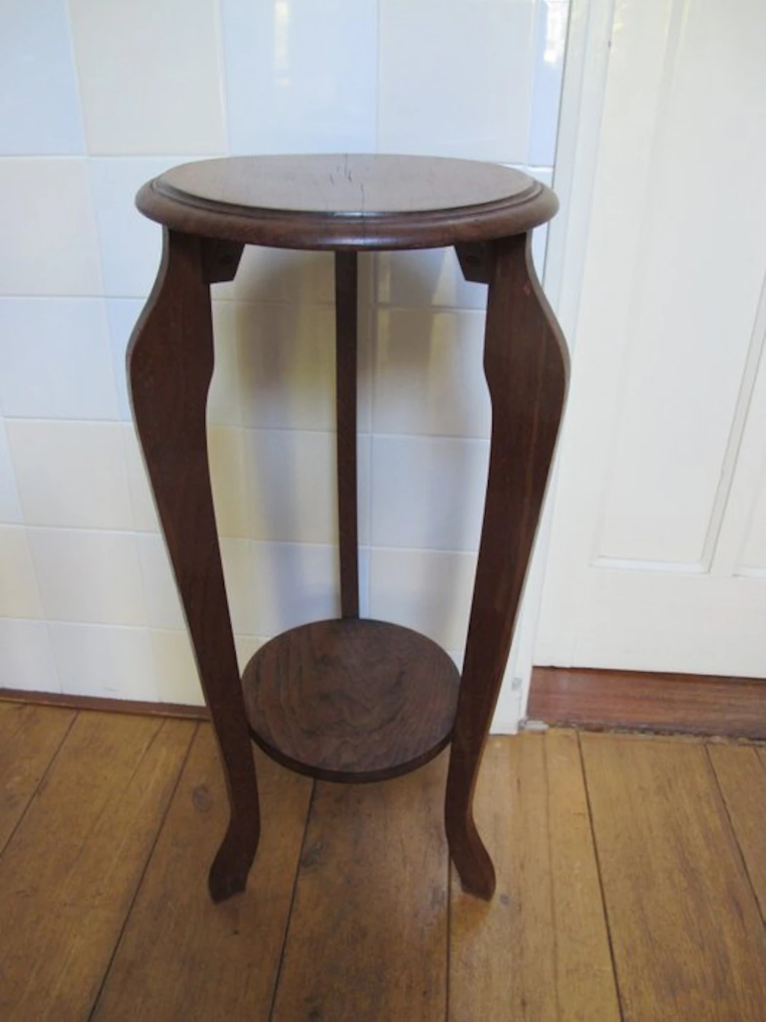 Plant table - Amsterdam School oak plant stand / side table, 1930–1940 - Oak