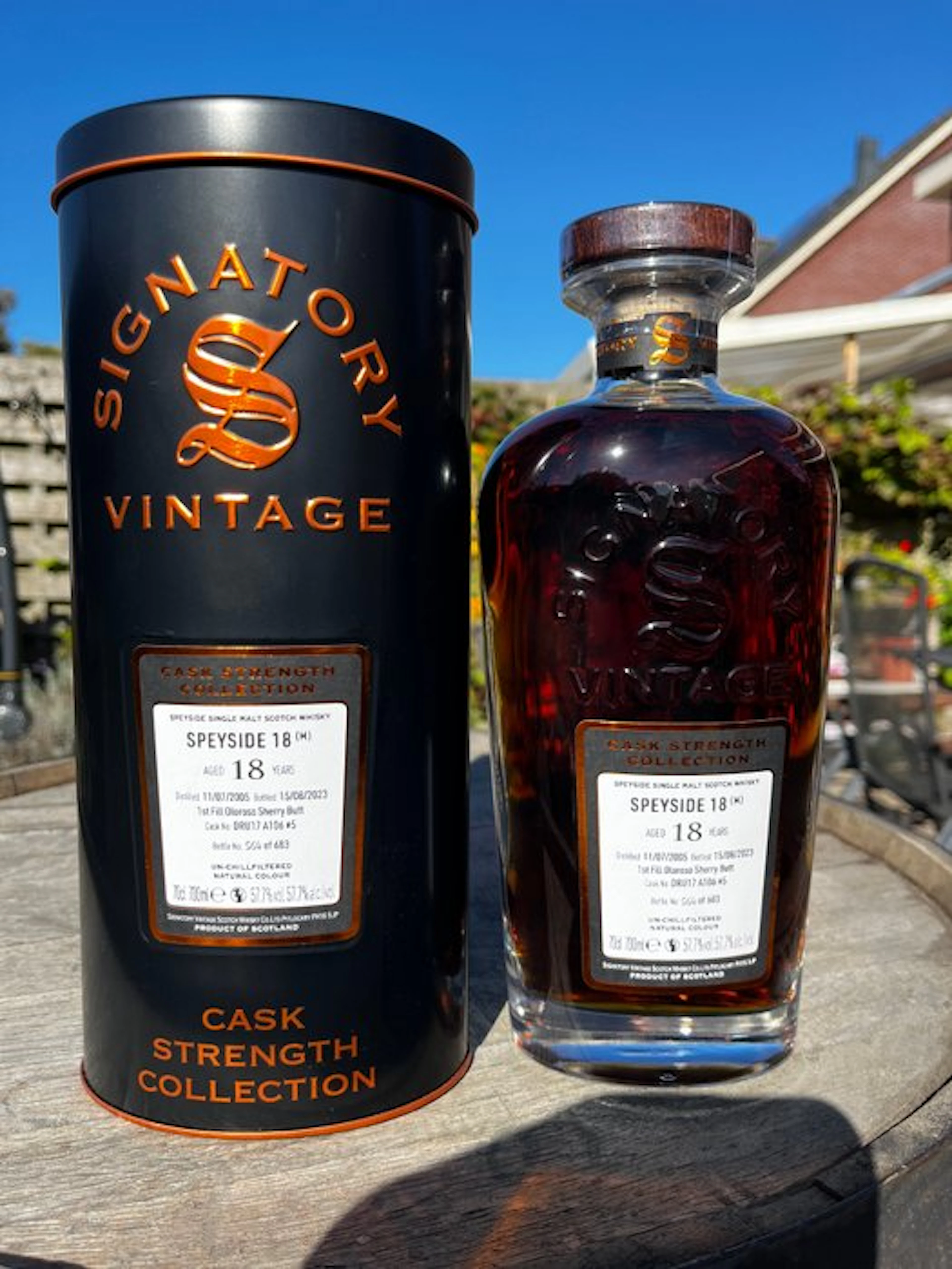 Speyside 18 (M) 2005 18 years old Cask Strength...
