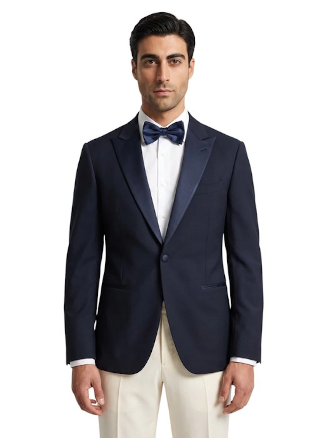 ARMANI COLLEZIONI - 50 IT - Blue Tuxedo Blazer Peak Lapel...