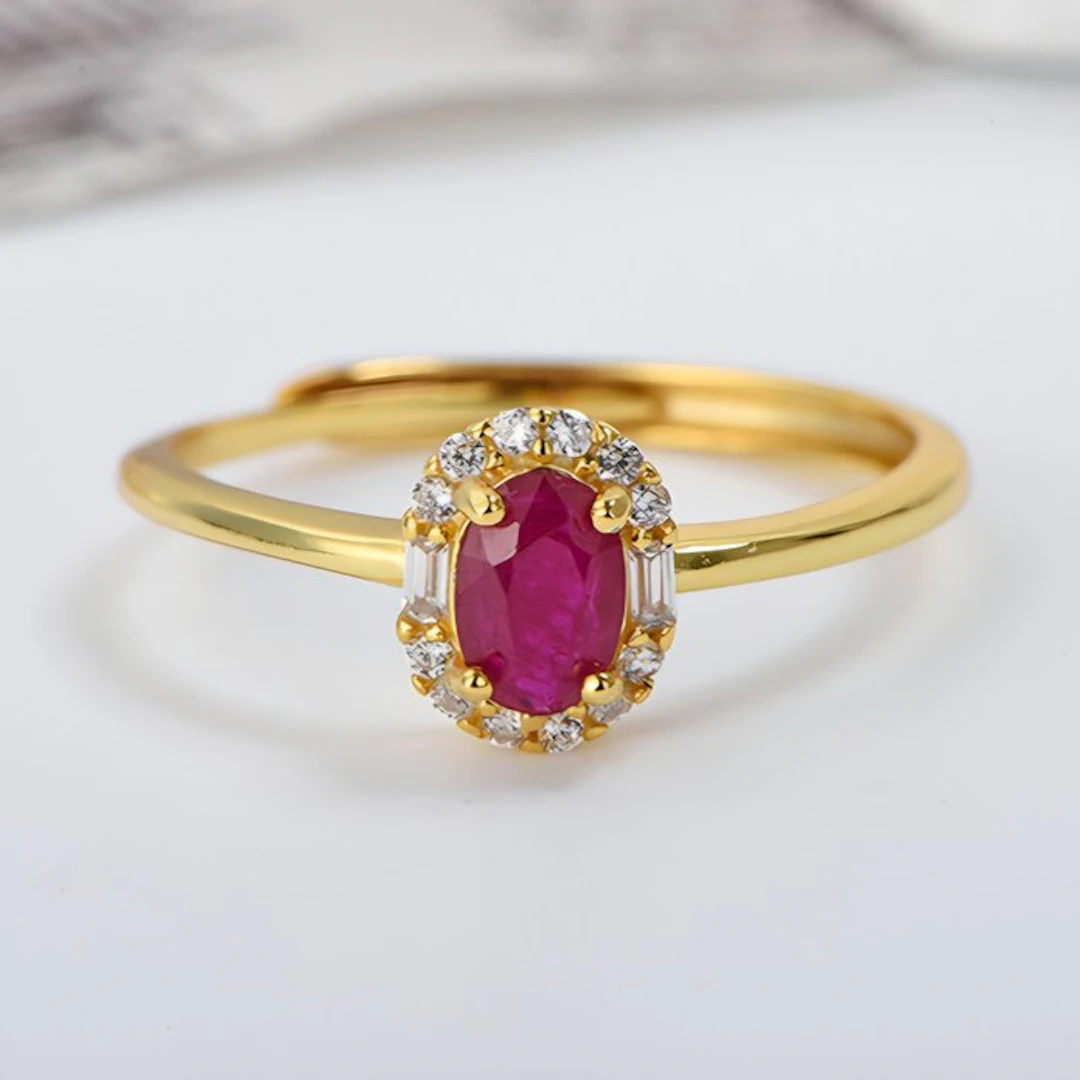 No reserve price - Ring - 18 kt
