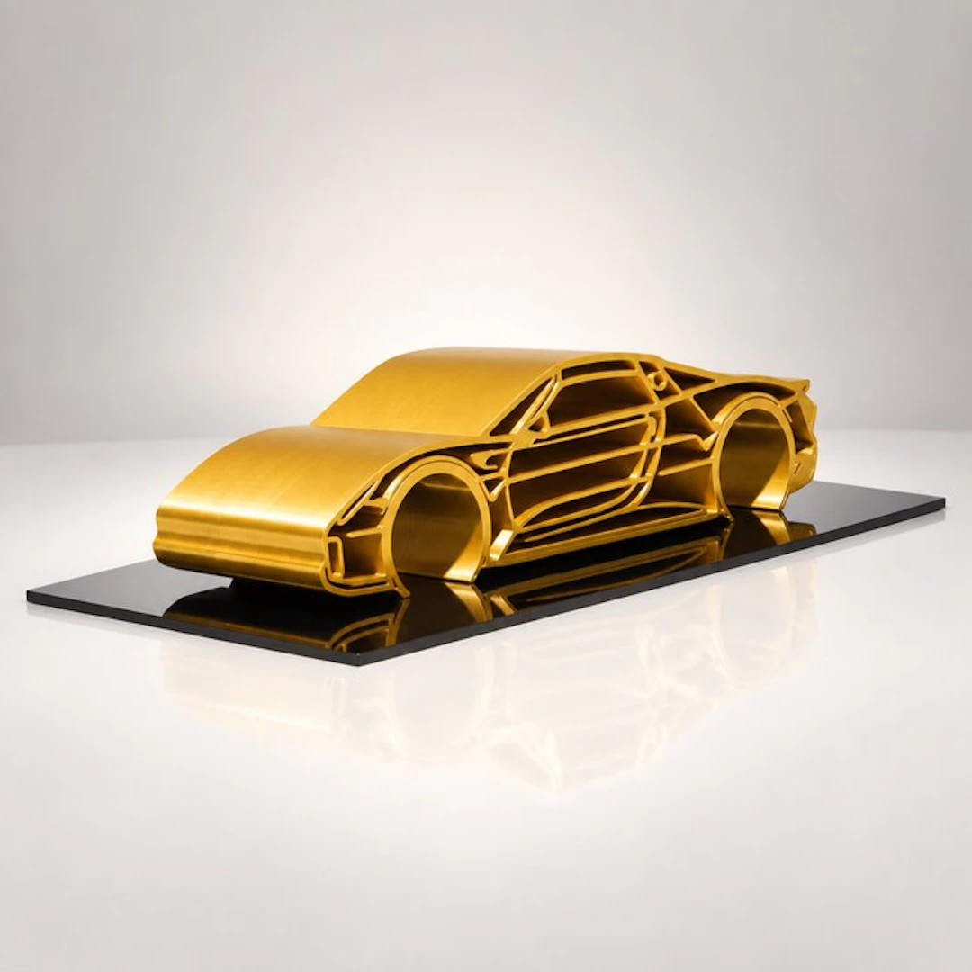 Porsche 918 Spyder "Gold Serie" - 1/12 Scale - Car...