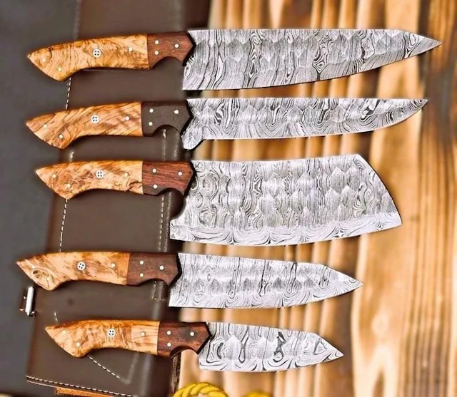 Highclasscrafts Handmade - Kitchen knife - Kitchen knife set - Steel