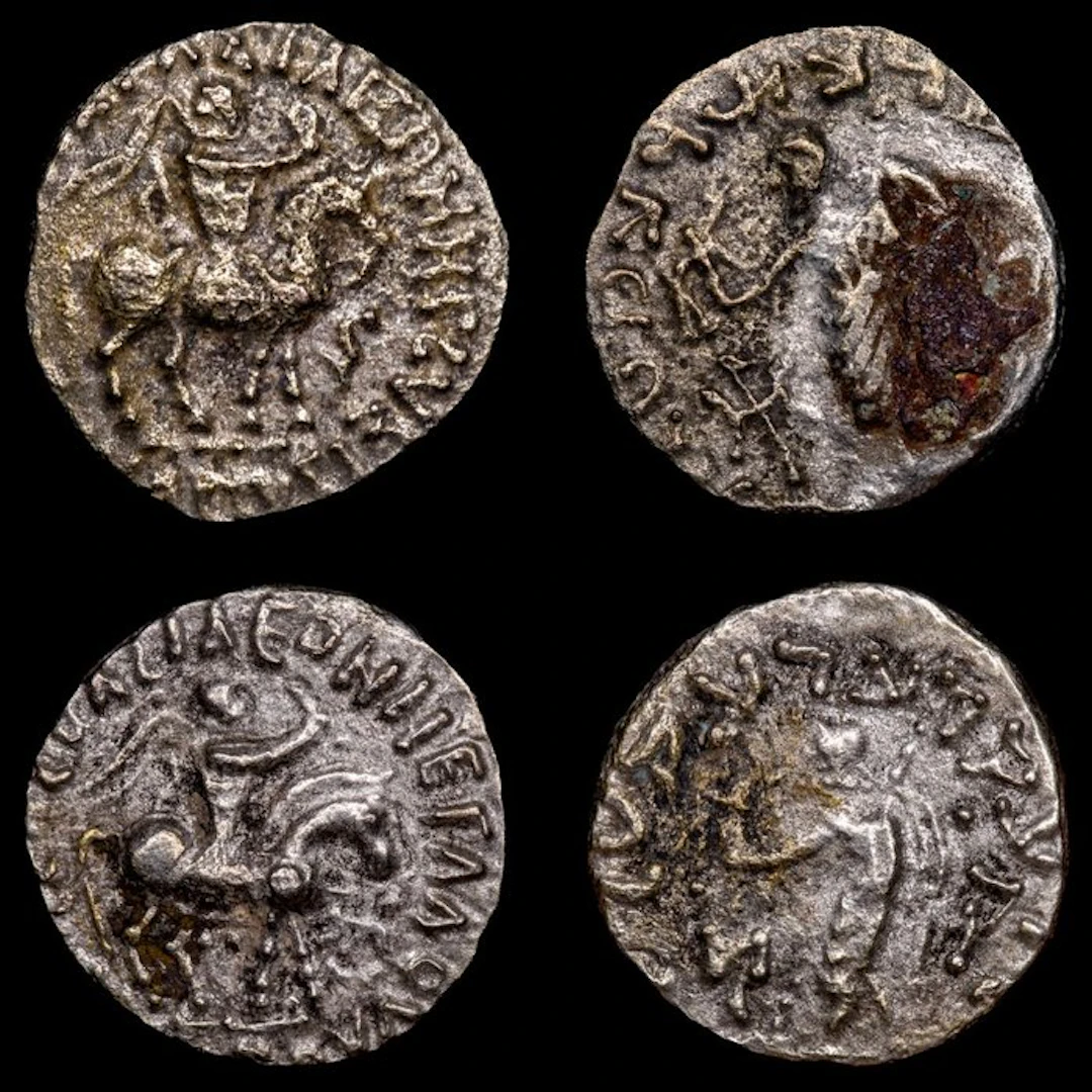 Indo-Skythians. Azes I y II. 1 Dracma Siglo I a.C. (No reserve price)