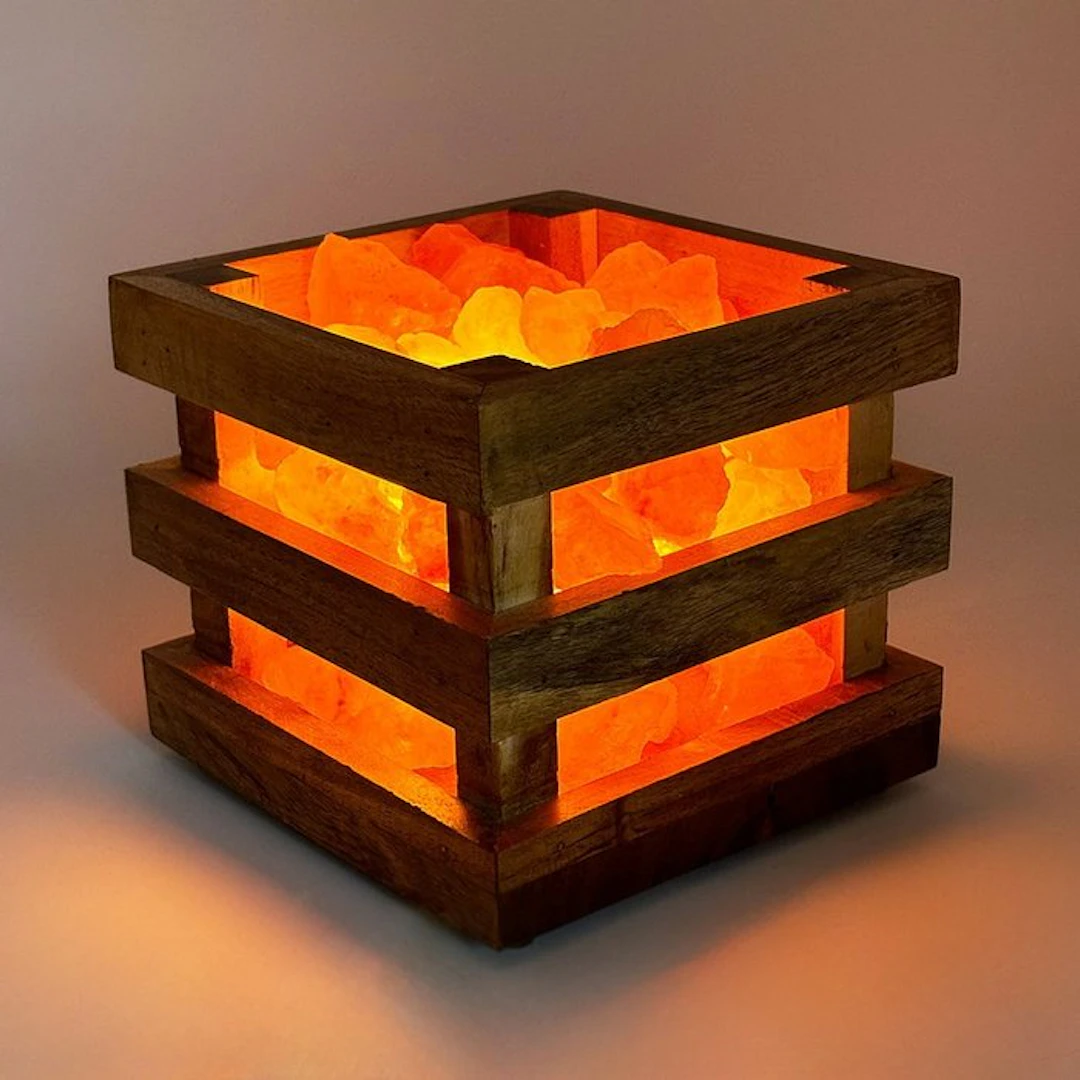 Lamp (3) - Wood, Stone