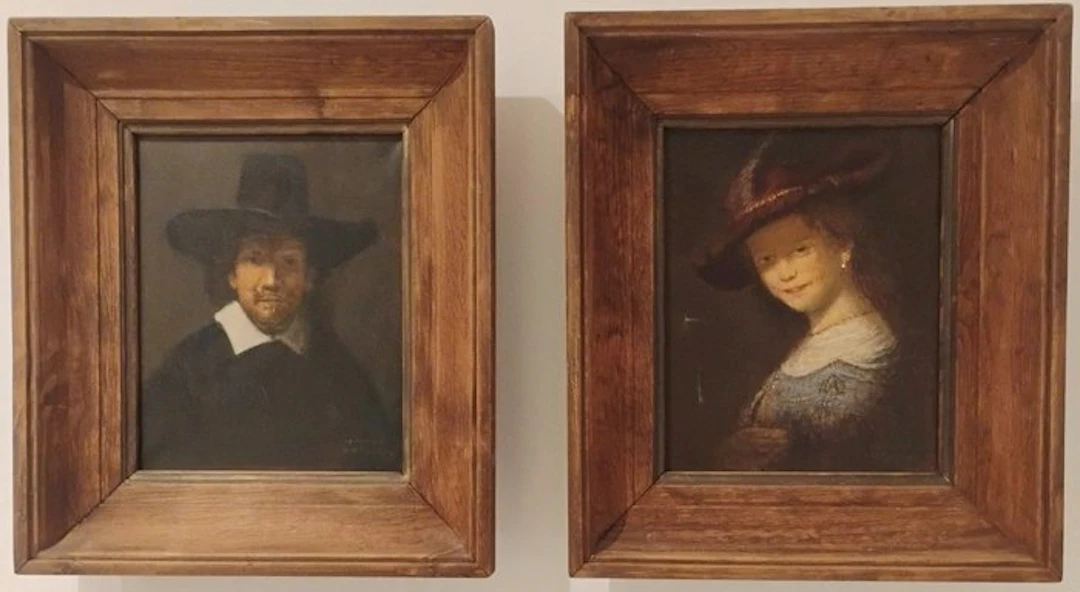 W. Mazanka (XX) - Jeremias de Decker and Saskia Van Uylenburgh