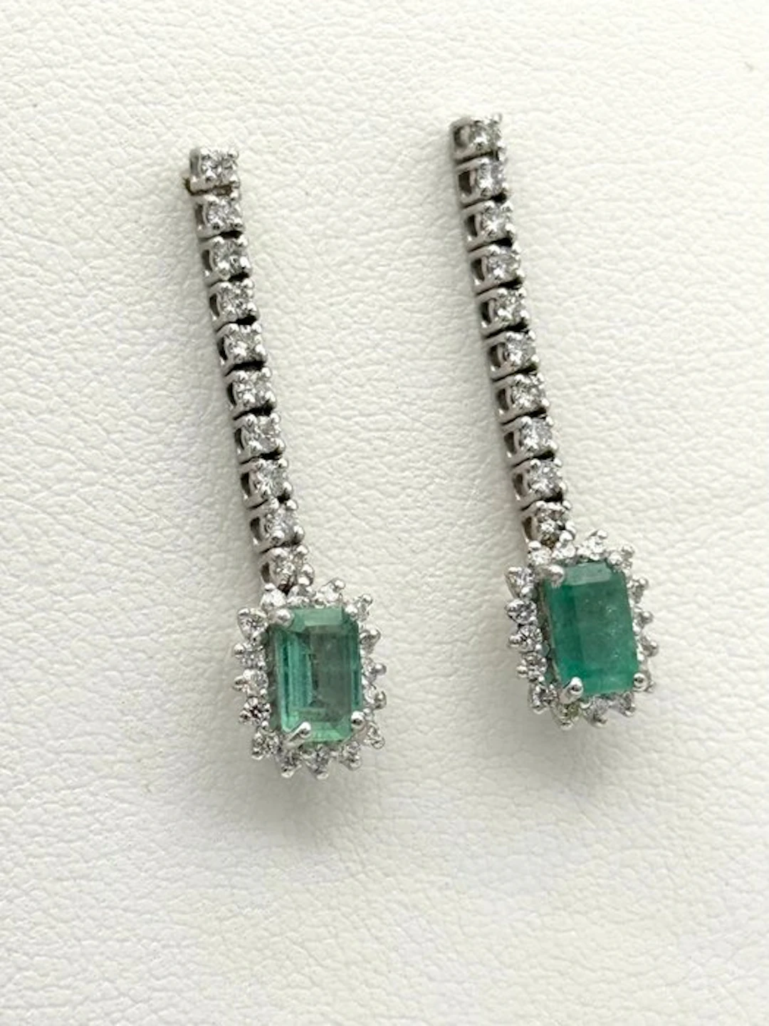 Drop earrings - 18 kt