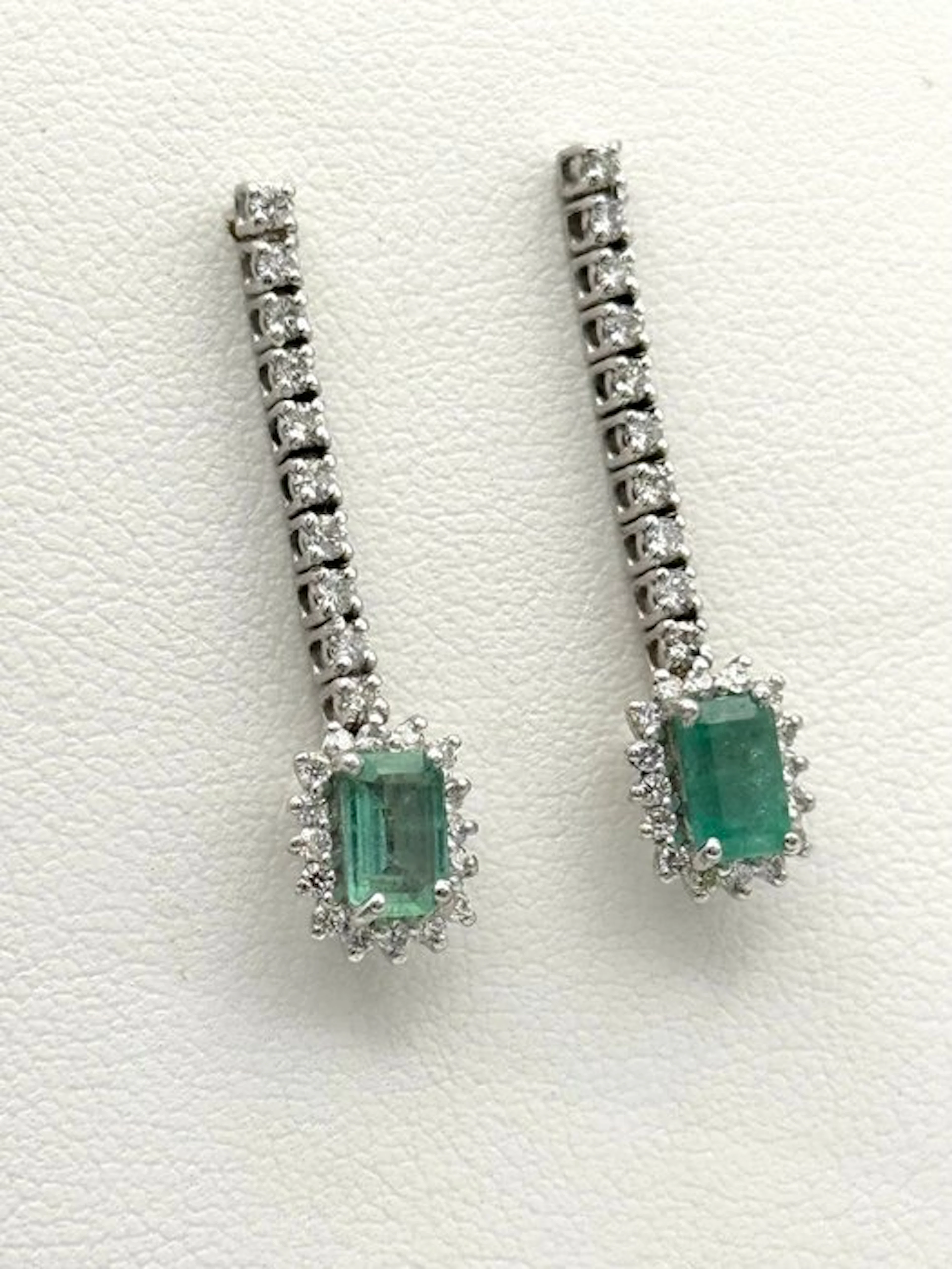 Drop earrings - 18 kt