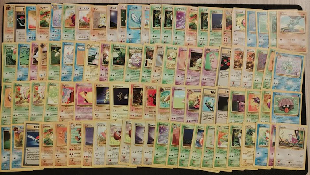 Pokémon - 100 Mixed collection - WOTC - Base set, Fossil, Jungle, Team Rocket