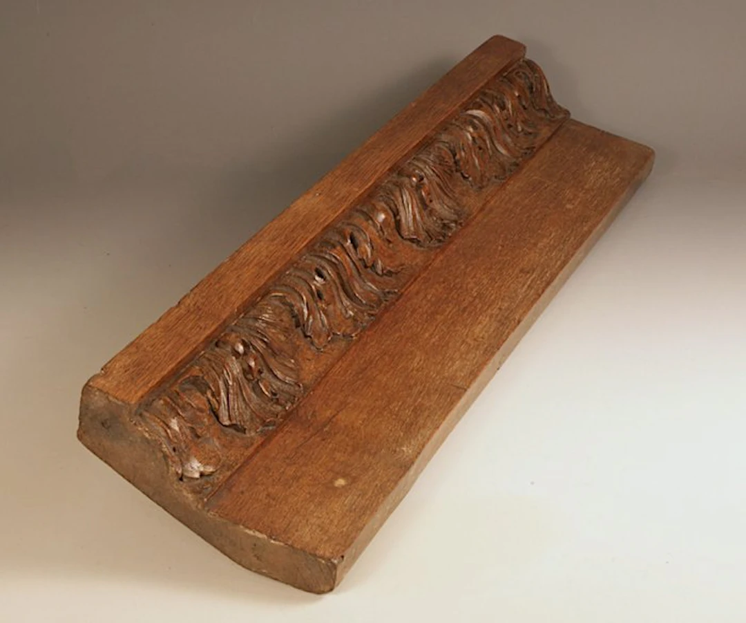 Baroque Architectural ornament - 1700-1750 - Lambrizering, oak wood