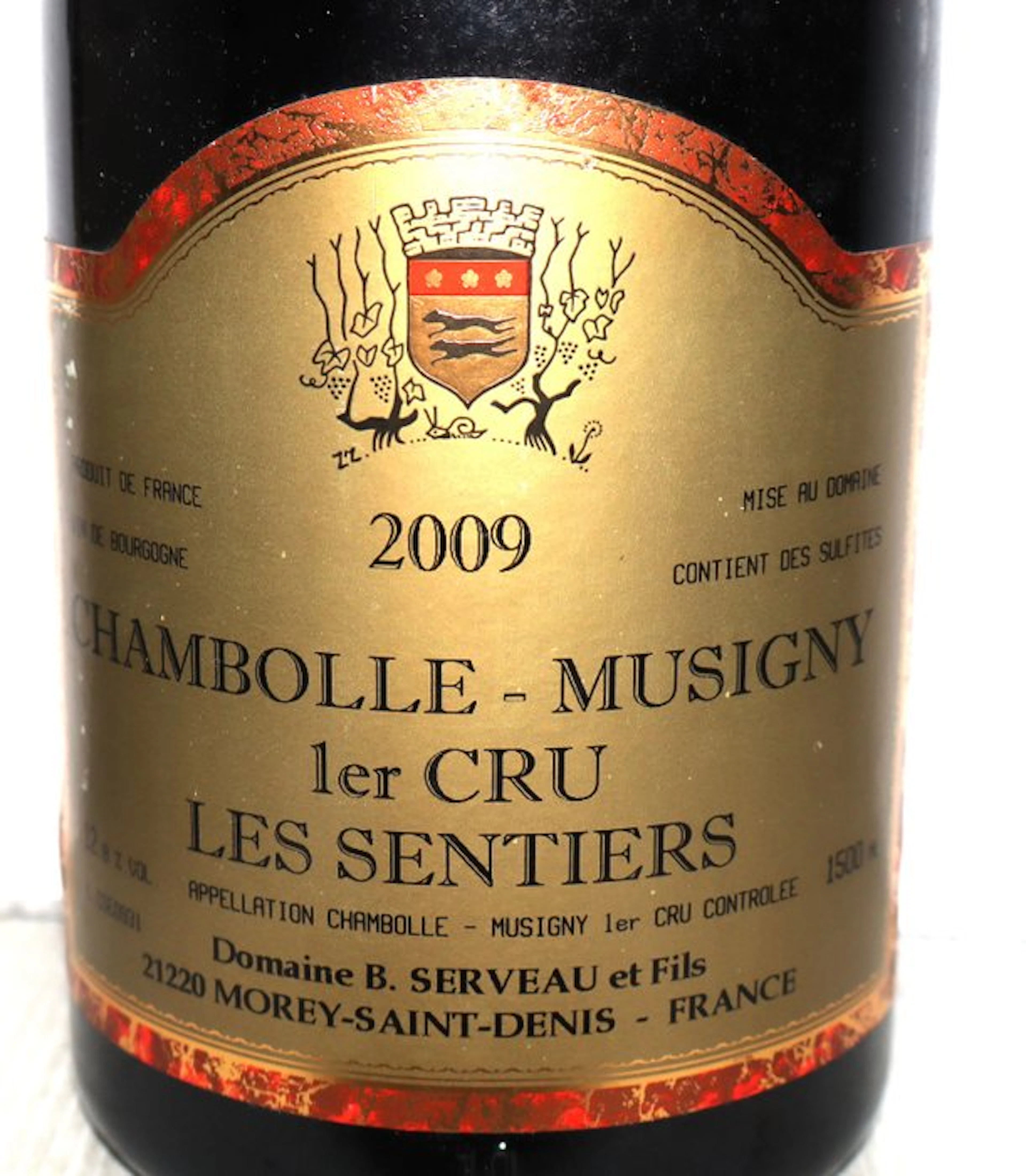 2009 Chambolle-Musigny 1° Cru Les Sentiers - Domaine...