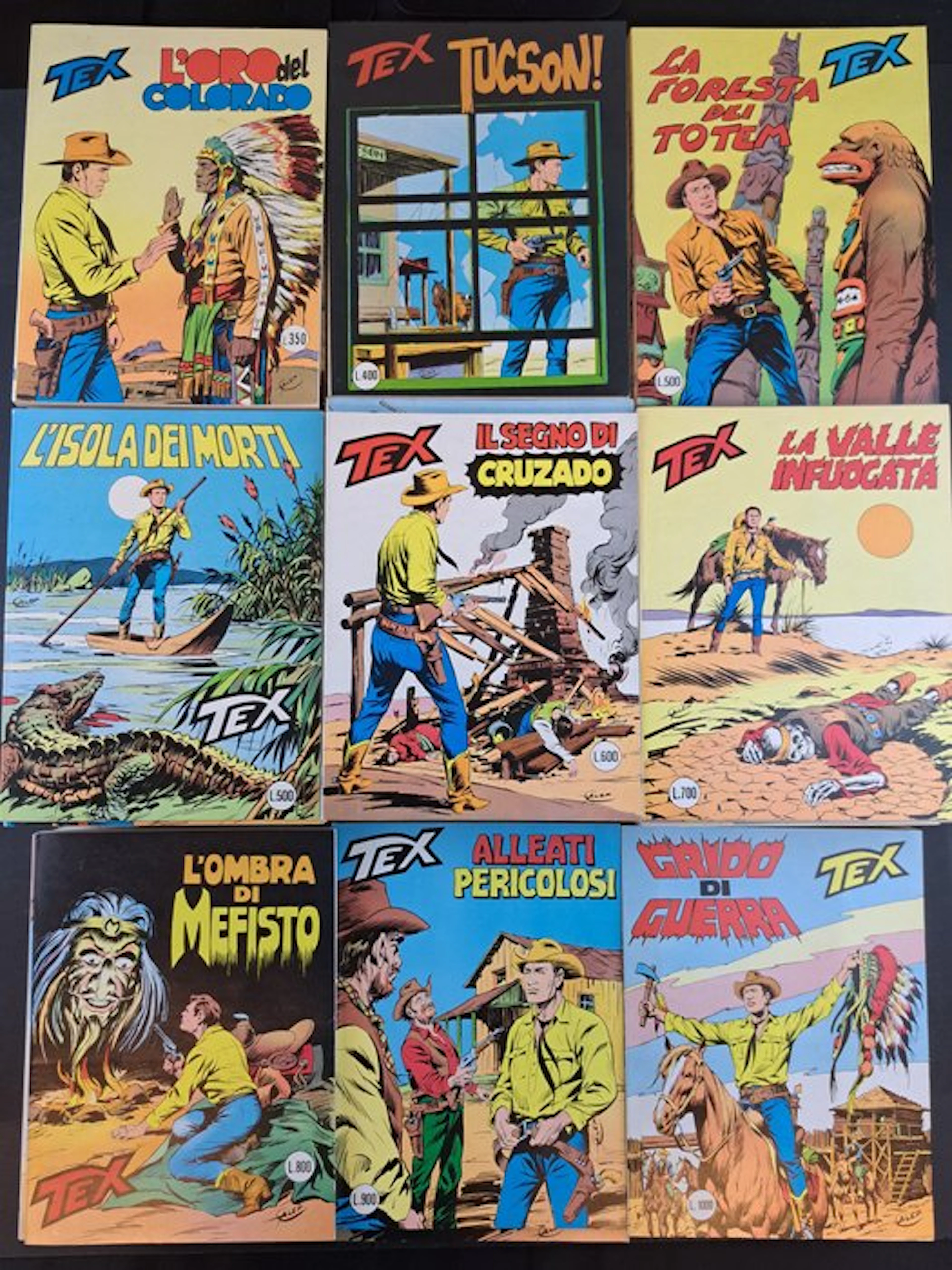 Tex Gigante nn. 200 a 299 - 100 Comic