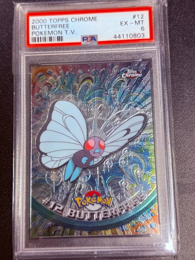 Pokémon - 1 Graded card - Butterfree 12 Foil - PSA 6 - Various sets