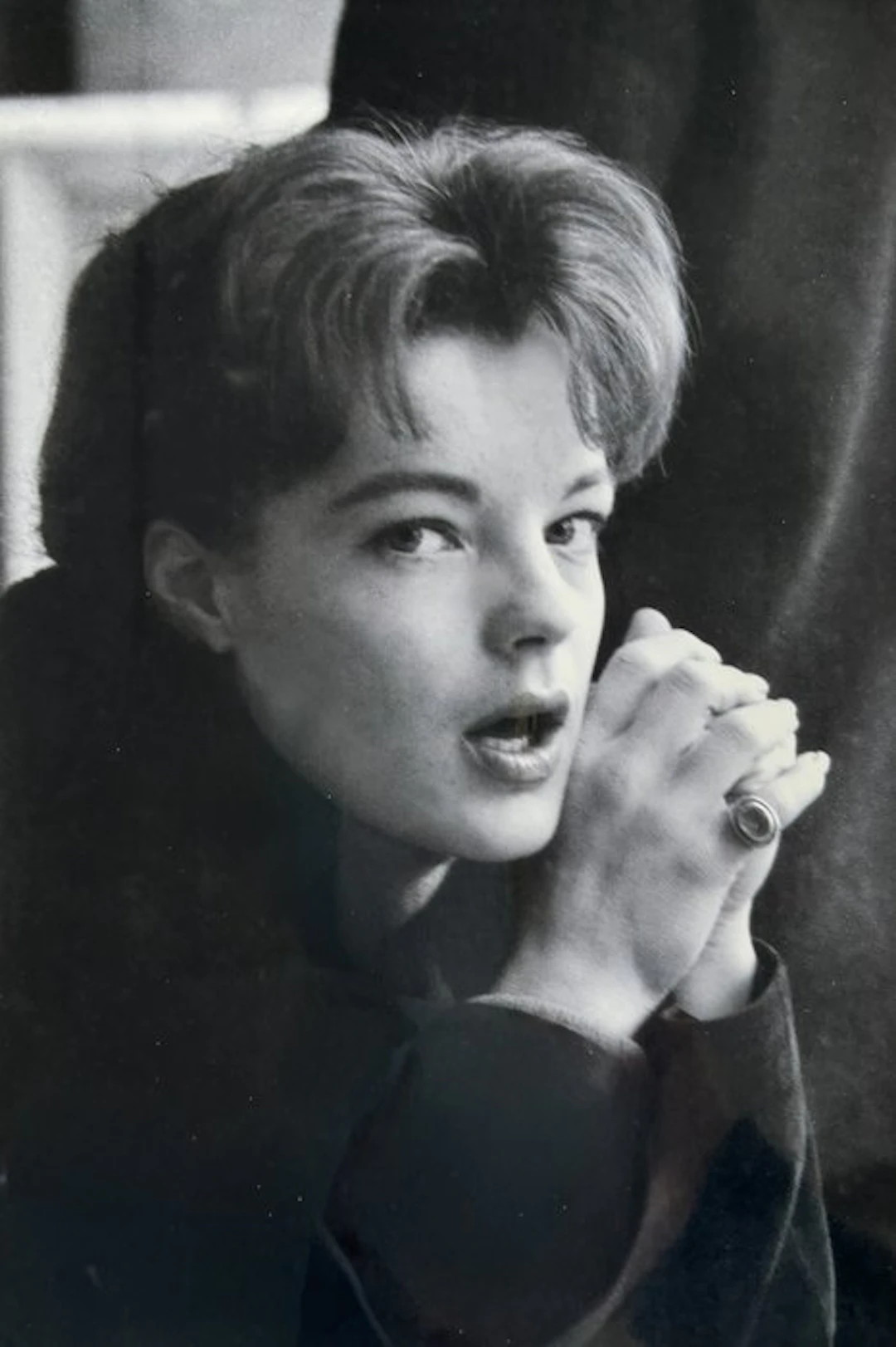 Roger Fritz (1936-2021) - Romy Schneider (Café 2), Paris 1961