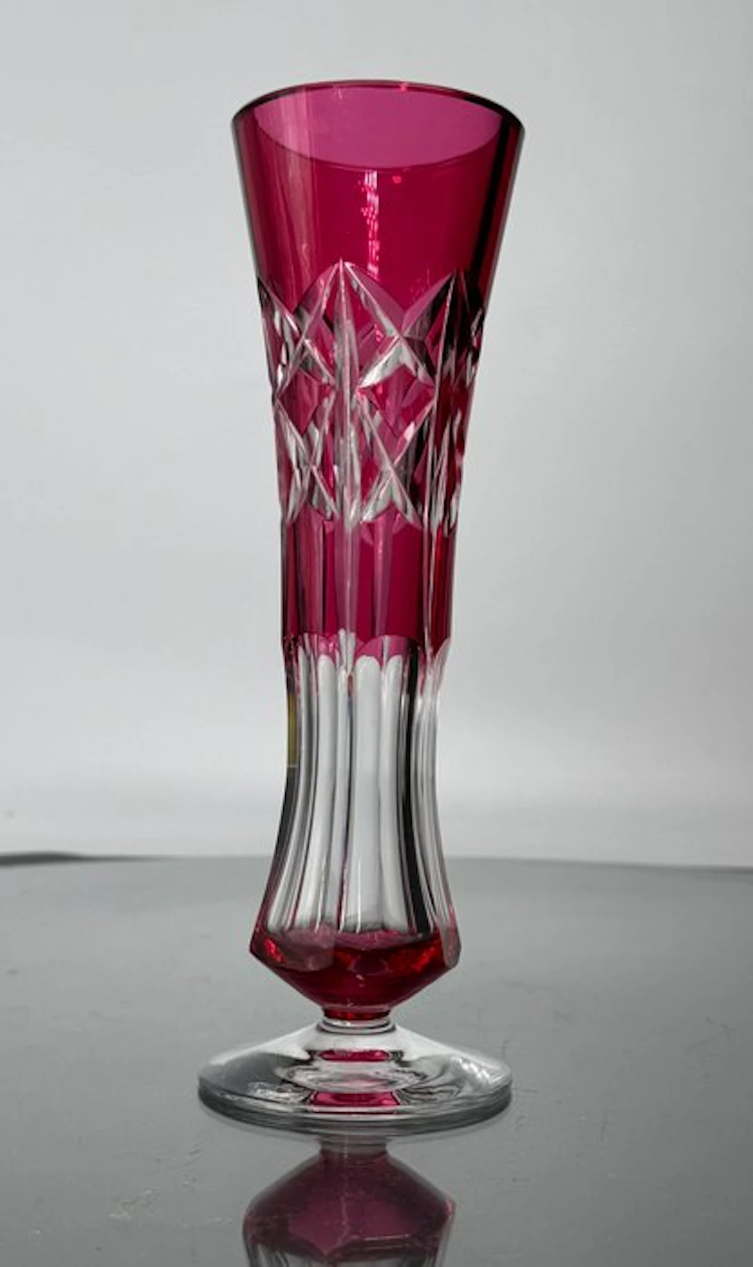 Val Saint Lambert - Vase - Solignac - Crystal - Solignac vase signed VSL