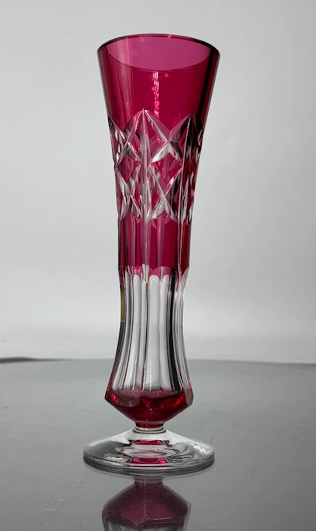 Val Saint Lambert - Vase - Solignac - Crystal - Solignac vase signed VSL