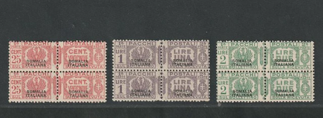 Italian Somalia 1931 - Postal Parcels - Value € 8000...