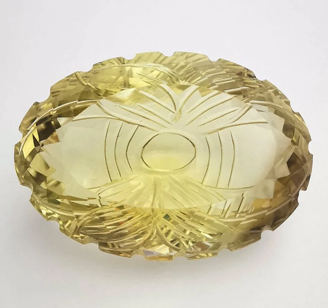 No reserve price Citrine - 75.04 ct - Antwerp Laboratory...