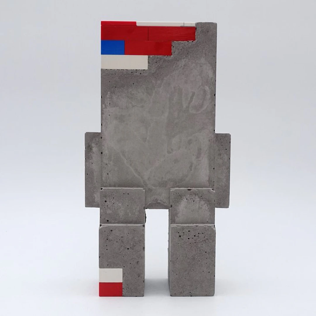 Wxyz (1980) - Sculpture, "322-1" - 184.5 mm - concrete lego - 2026