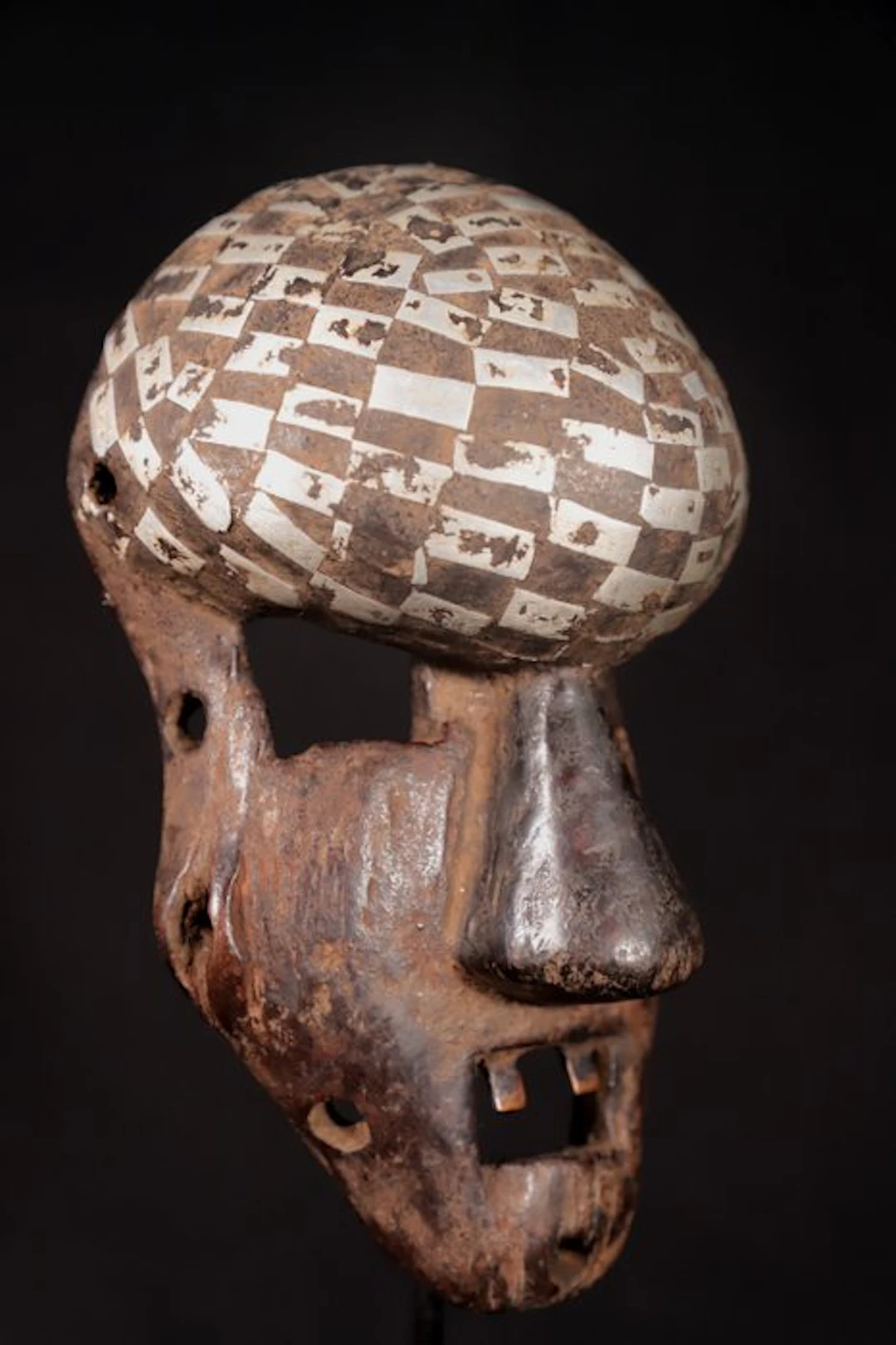 Mask - Salampasu Mask - 22,5 cm - Democratic Republic of the Congo